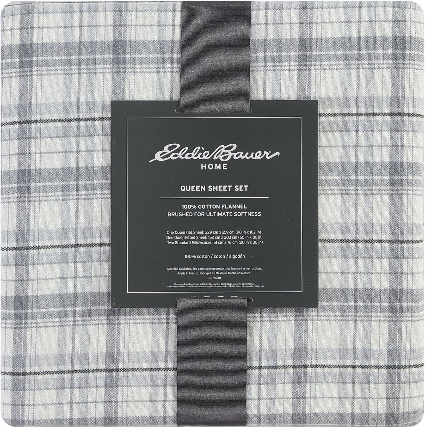 Patterned Flannel Sheet Set - Eddie Bauer