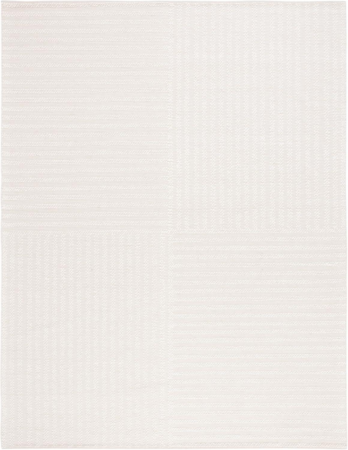 Natura NAT227 Hand Woven Indoor Area Rug - Ivory - 8'x10' - Safavieh