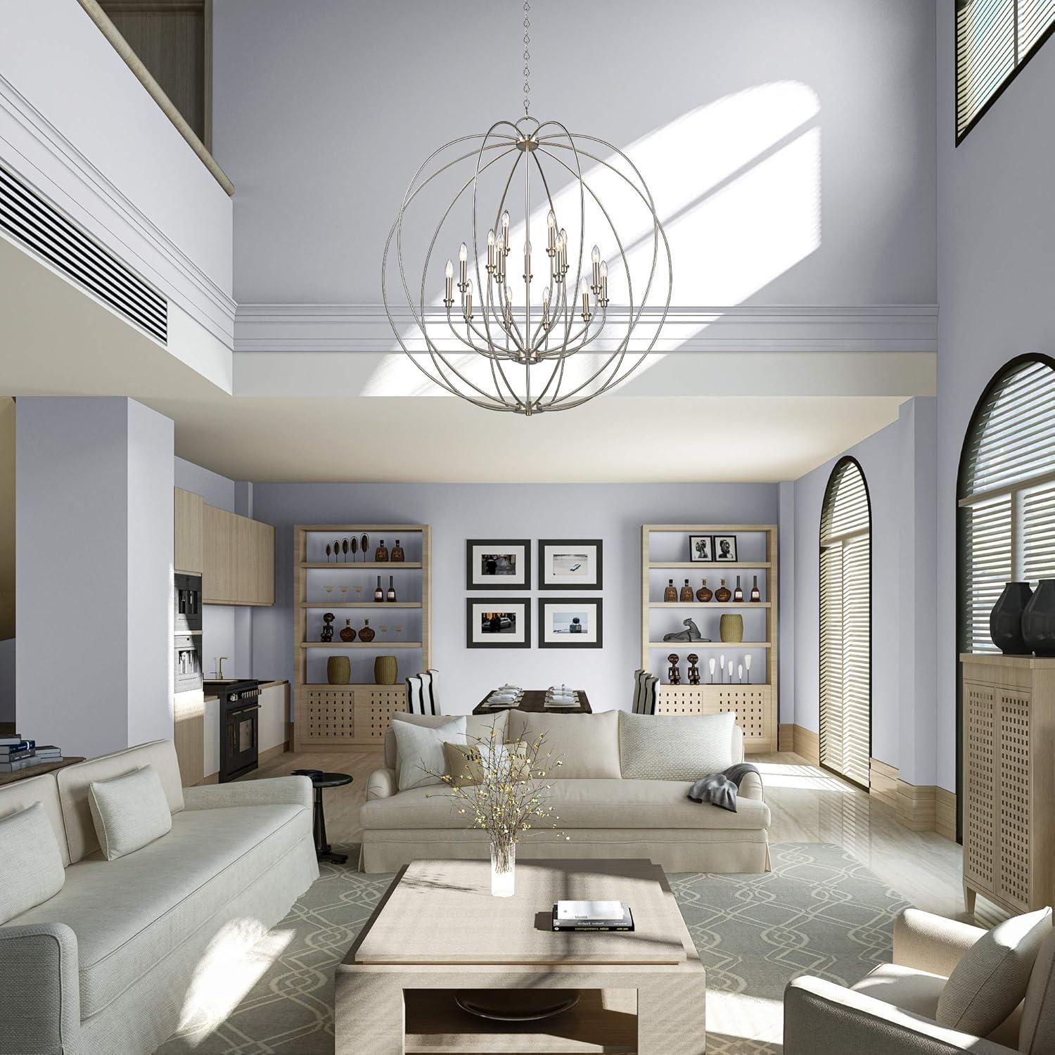 Livex Lighting - Milania - 15 Light Foyer Chandelier in Farmhouse Style - 42