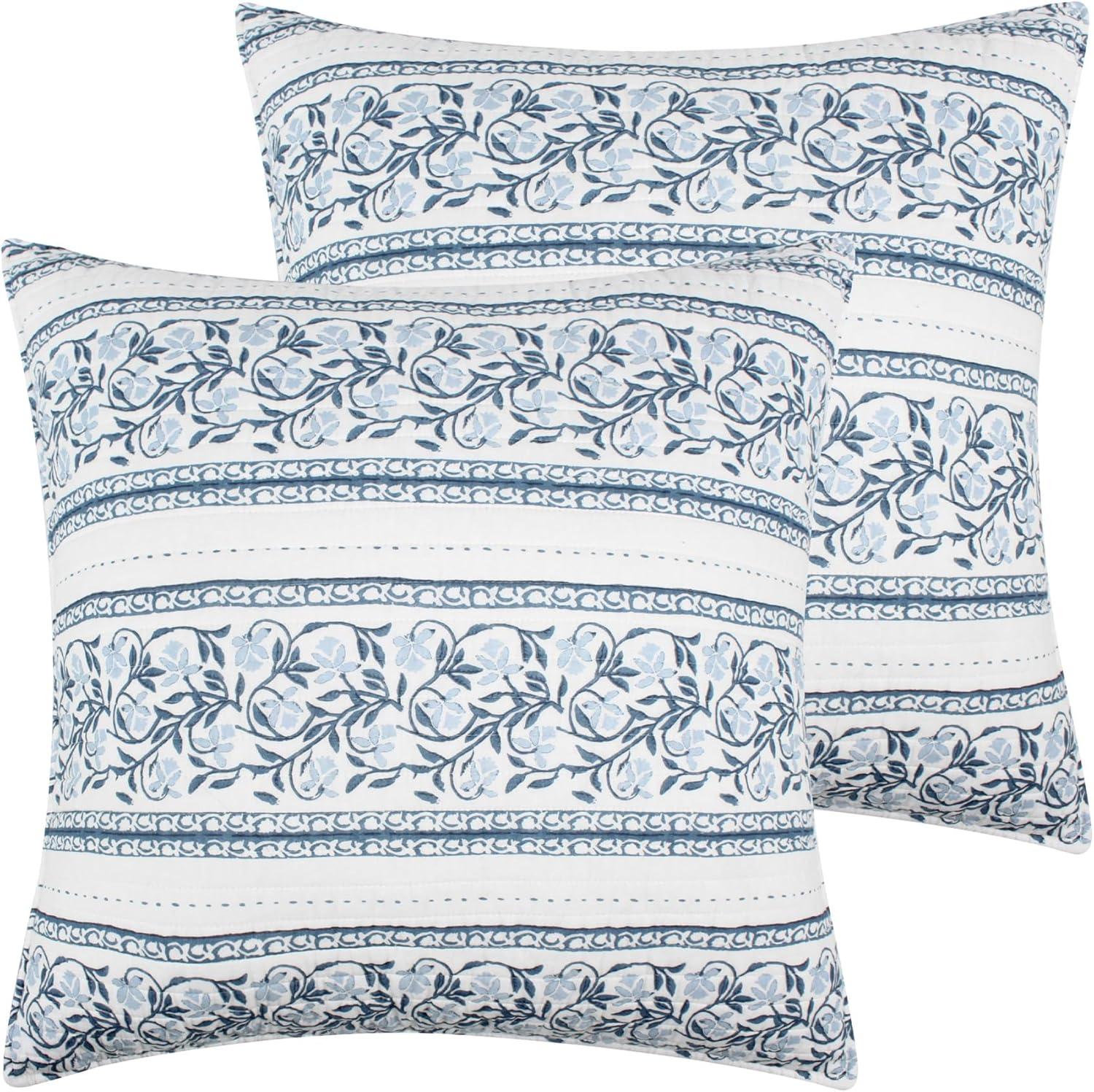 Adare Blue  Euro Sham Set of 2 - Levtex Home