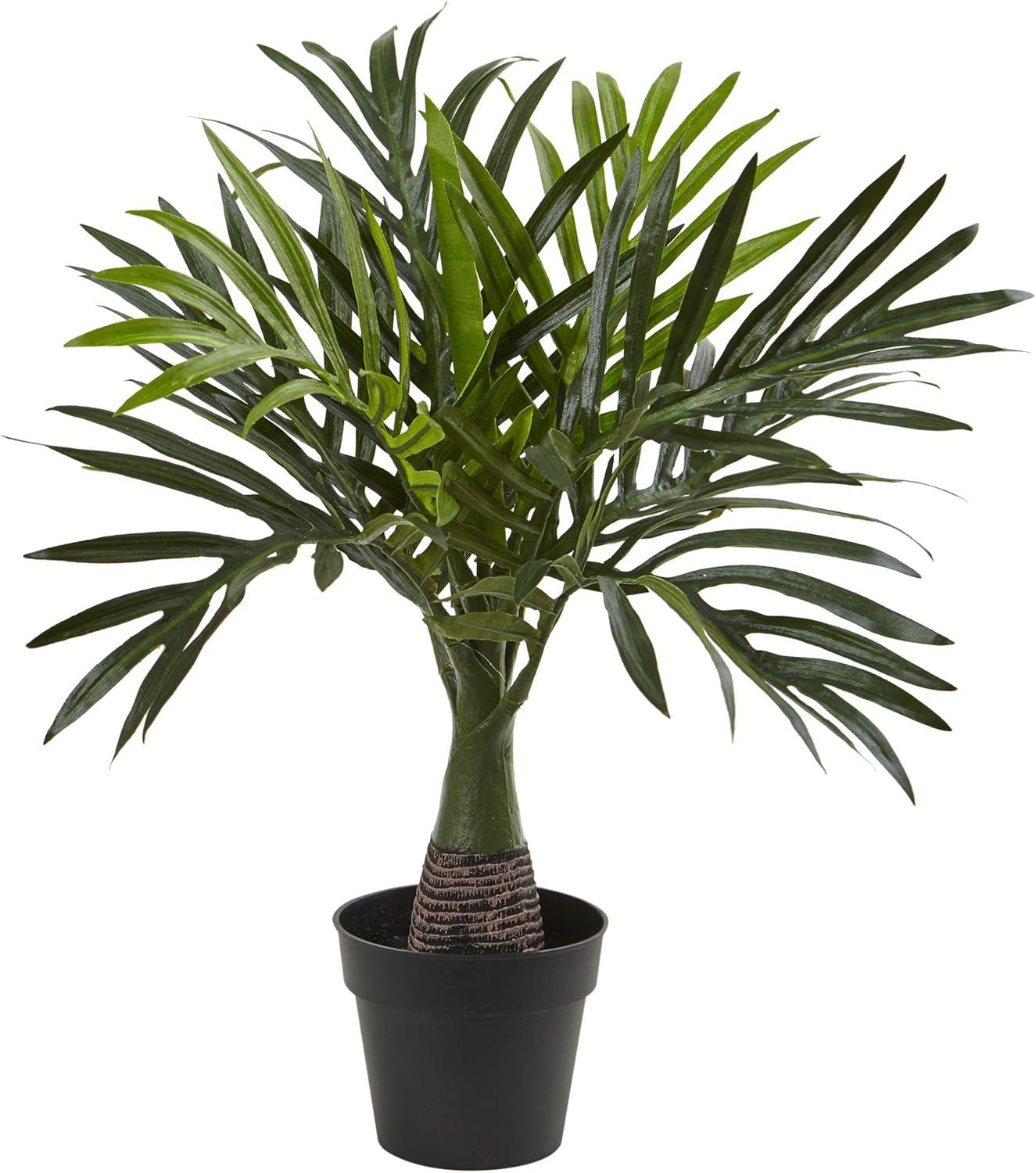 Tropical Trio Areca, Banana & Fountain Palm Artificial Plants Set