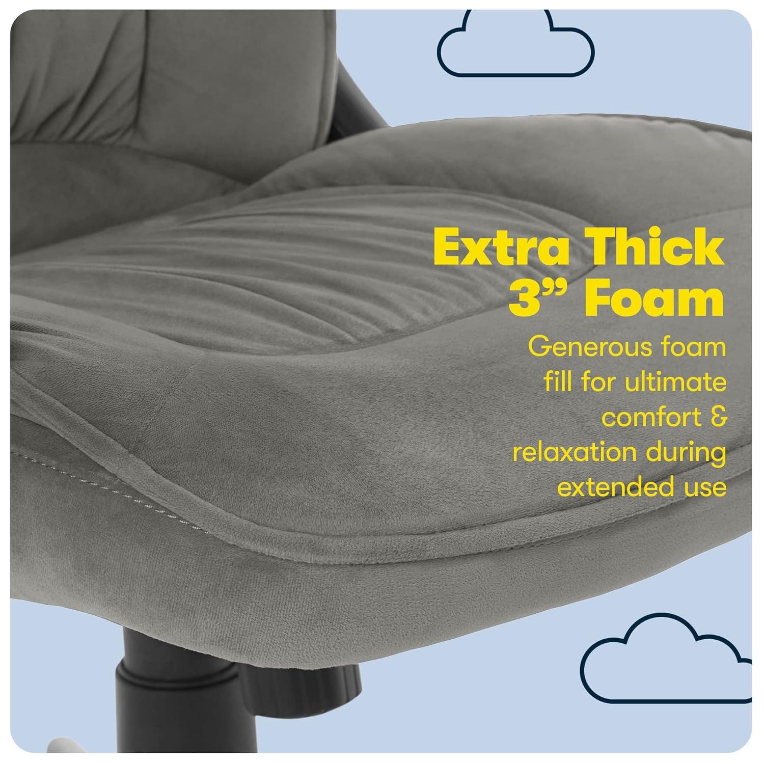 Serta Serta Hannah Executive Office Chair, Ergonomic Lumbar Support, Firm Seat Cushion, Deep Body Pillows