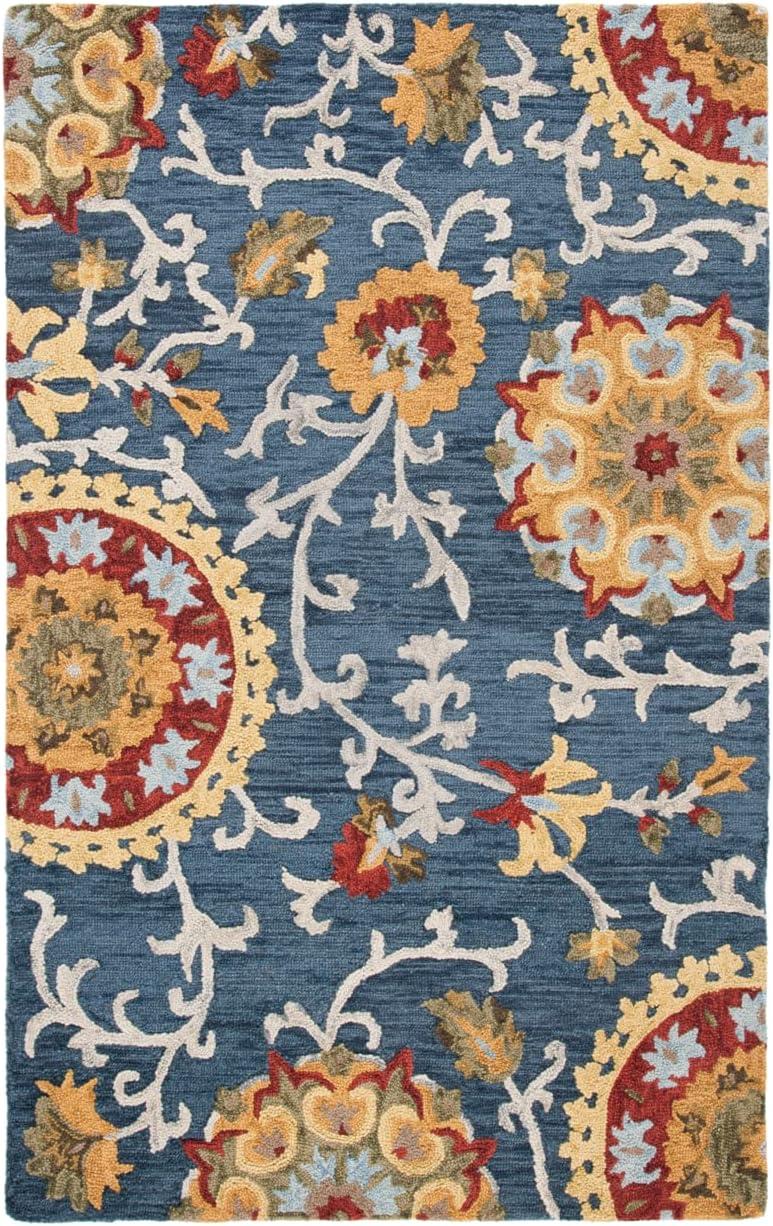 Blossom BLM401 Hand Tufted Area Rug  - Safavieh