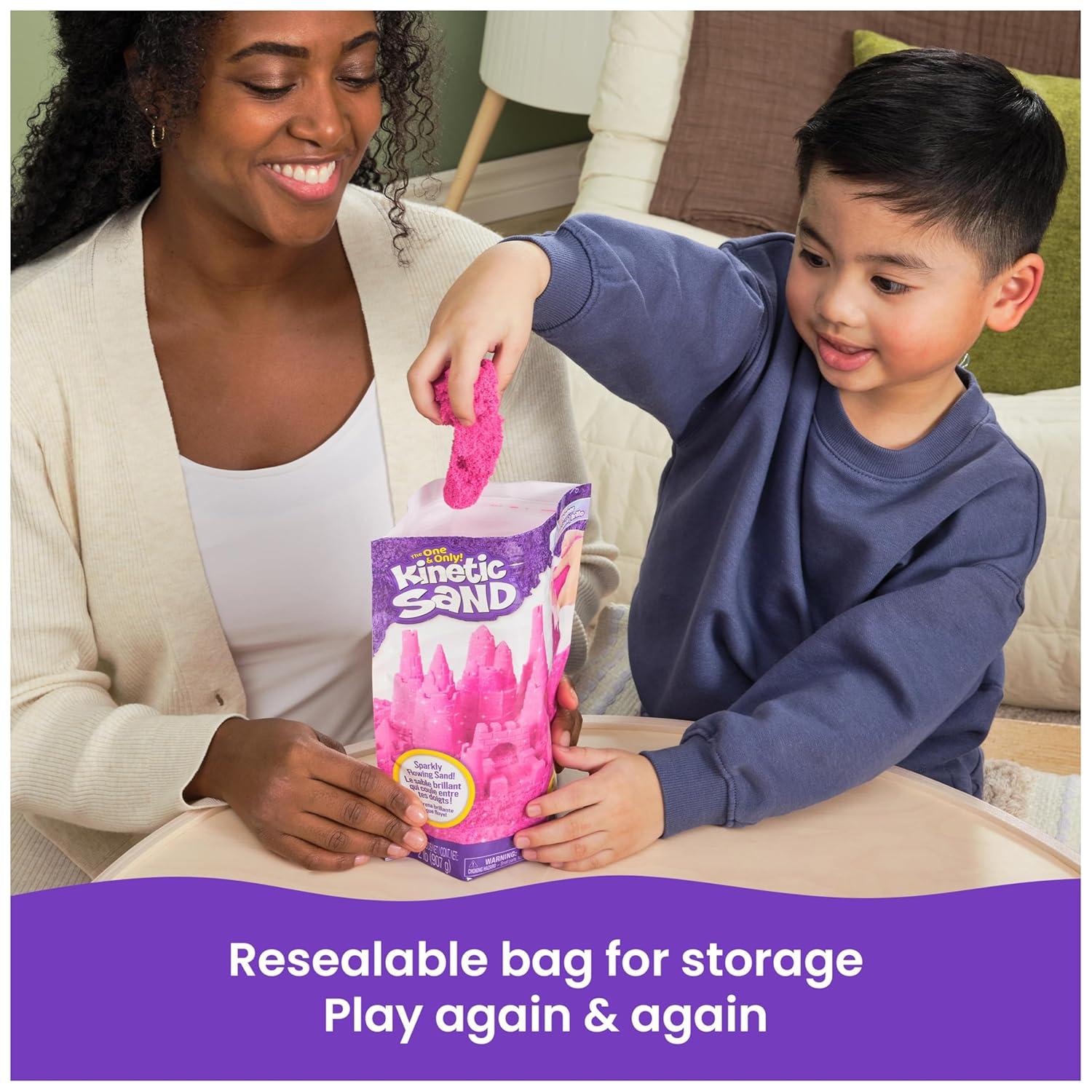 Kinetic Sand Crystal Pink Shimmer Sand 2lb