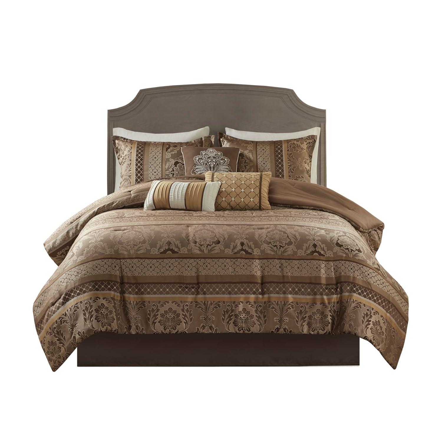 Madison Park Bellagio 7 Piece Jacquard Comforter Set