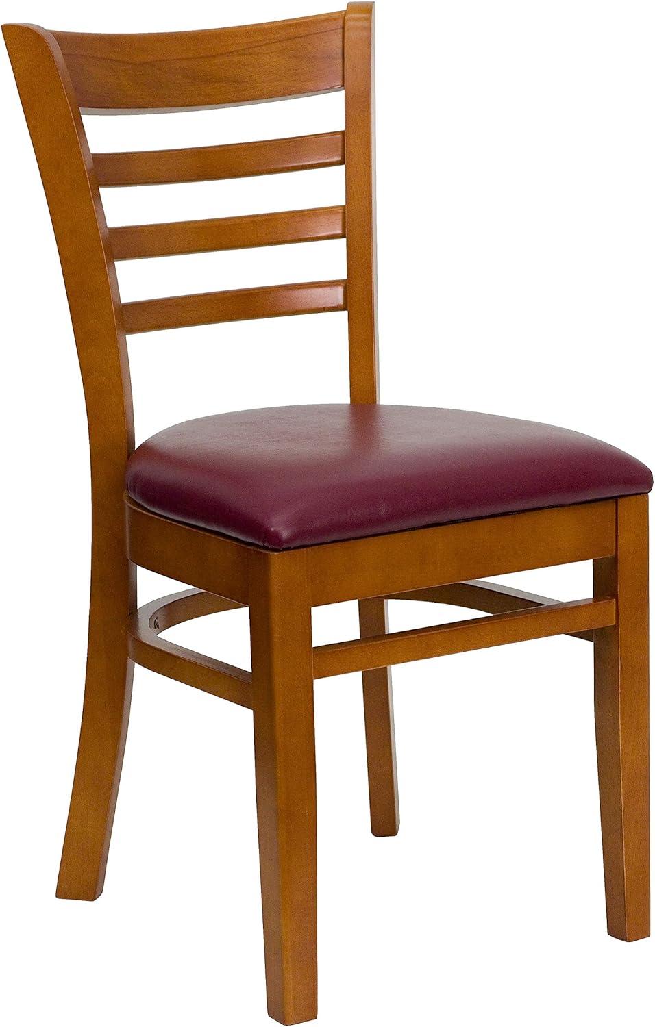 Red Barrel Studio® Ladder Back Wooden Restaurant Chair