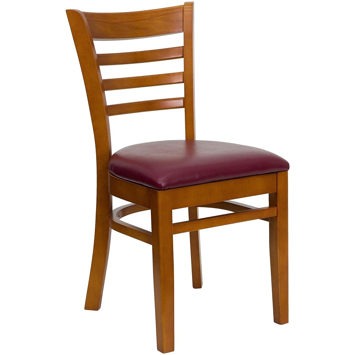 Red Barrel Studio® Ladder Back Wooden Restaurant Chair