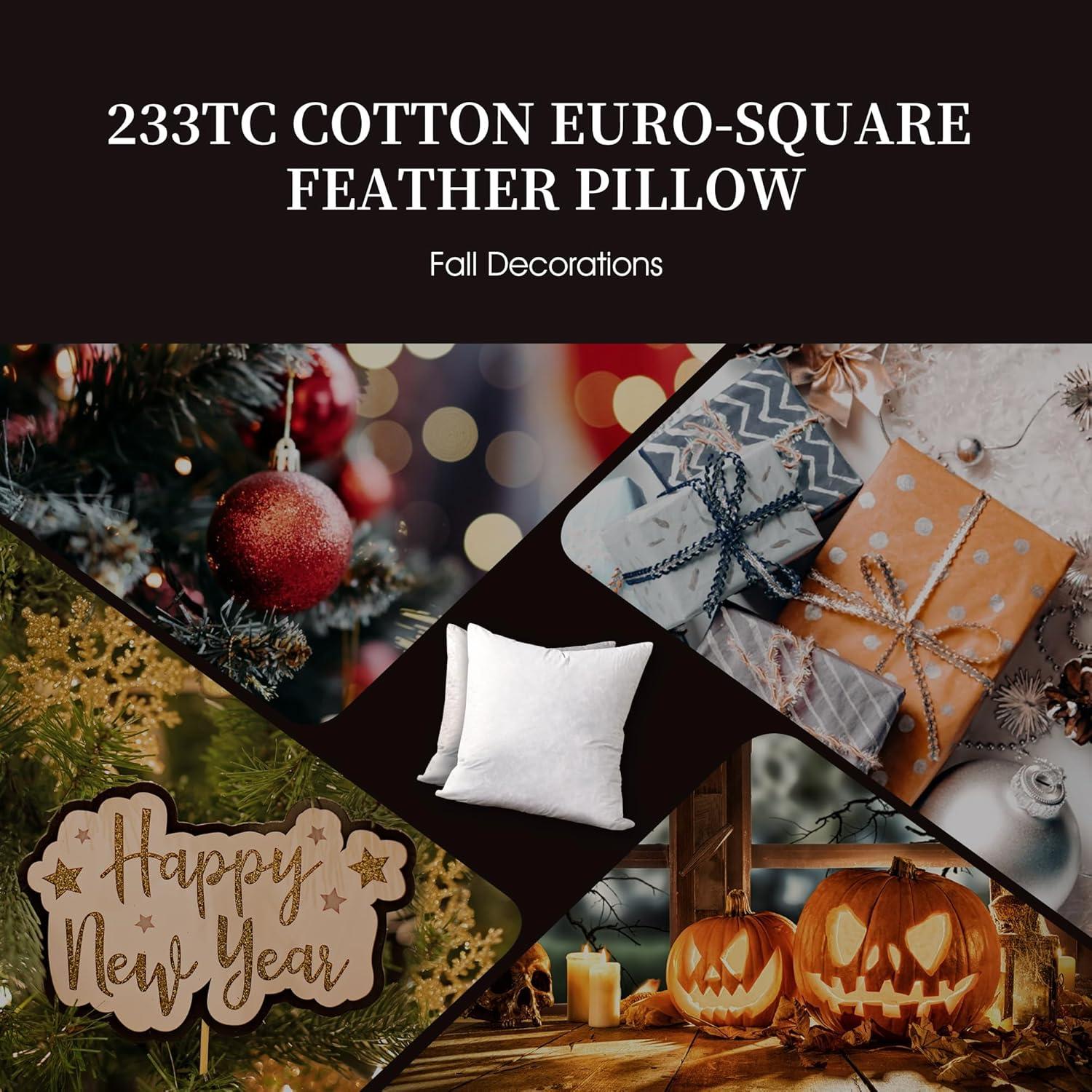 Serta Feather Euro Square Pillow