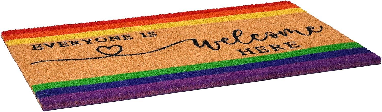 Calloway Mills 107832436 Everyone is Welcome here Doormat 24" x 36"