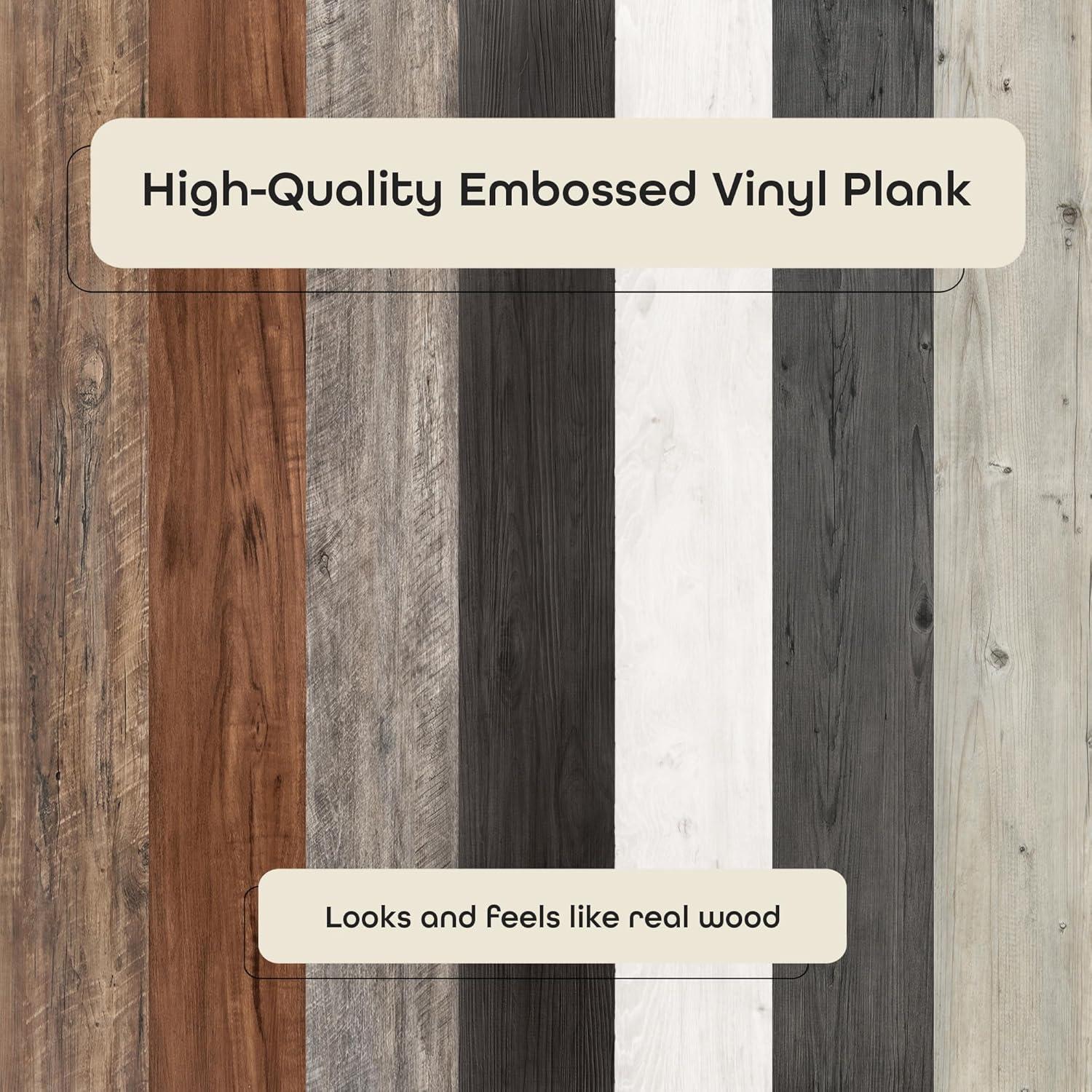 Achim Importing Co Flex Flor™ Looselay 5mm Thick 9'' W x 48'' L Vinyl Plank
