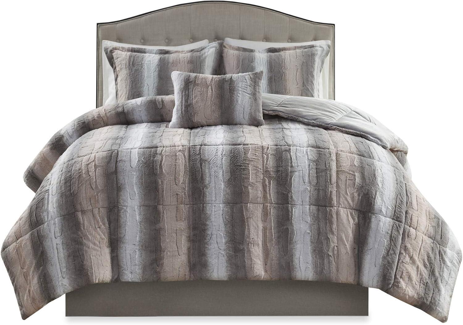 Zuri Faux Fur Comforter Set