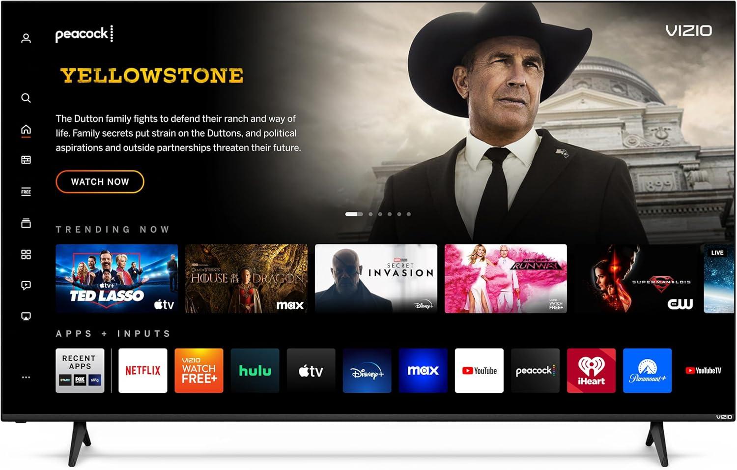 VIZIO 65" Class Quantum 4K QLED HDR Smart TV (NEW) M65Q6-L4