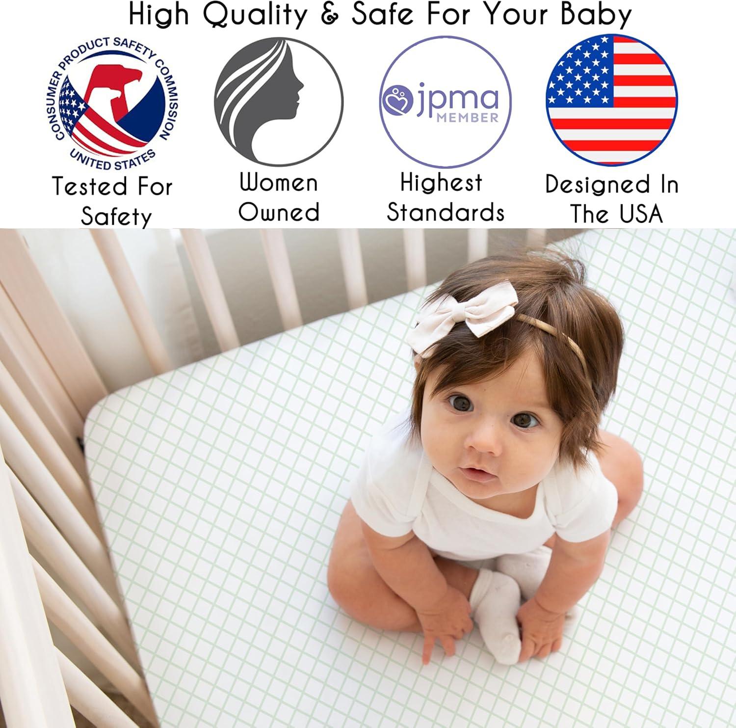 Elephant 4 Piece Crib Bedding Set
