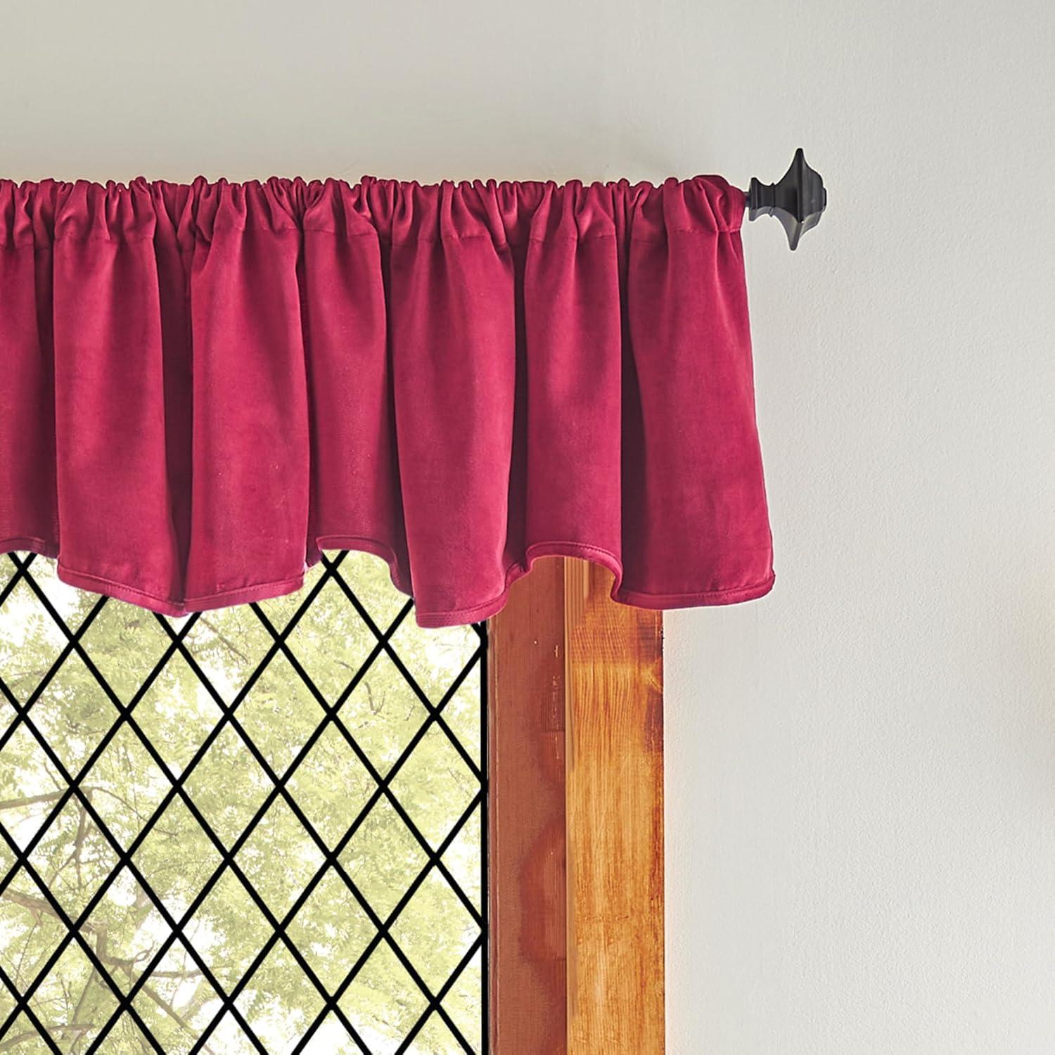 Lucca Velvet Solid Max Blackout Rod Pocket Curtain Panel