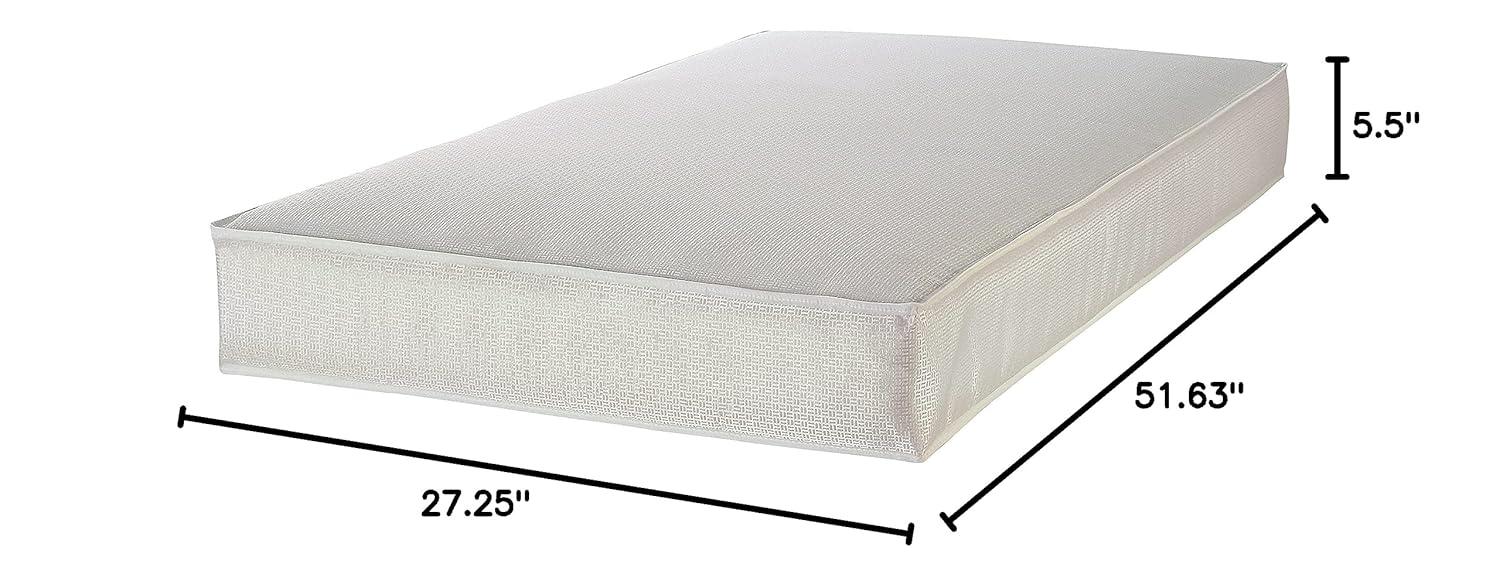 Sealy Baby Sealy Baby 2-Cool 2-Stage Dual Firmness Waterproof Baby Crib Mattress & Toddler Bed Mattress, GREENGUARD Gold Certified, 52" x 28""