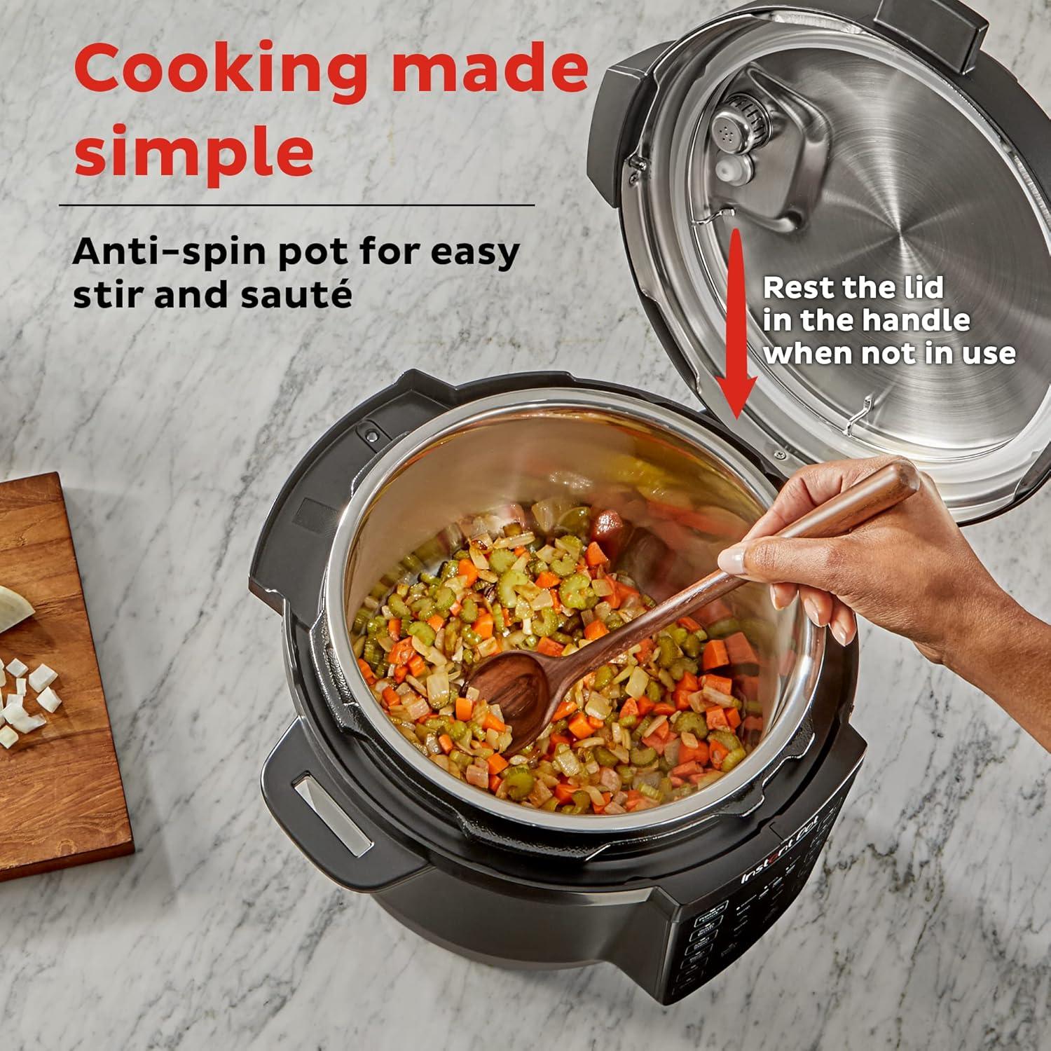 Instant Pot RIO 6qt 7-in-1 Electric Pressure Cooker & Multi-Cooker: Instapot, Slow & Rice Cooker, Stainless Steel