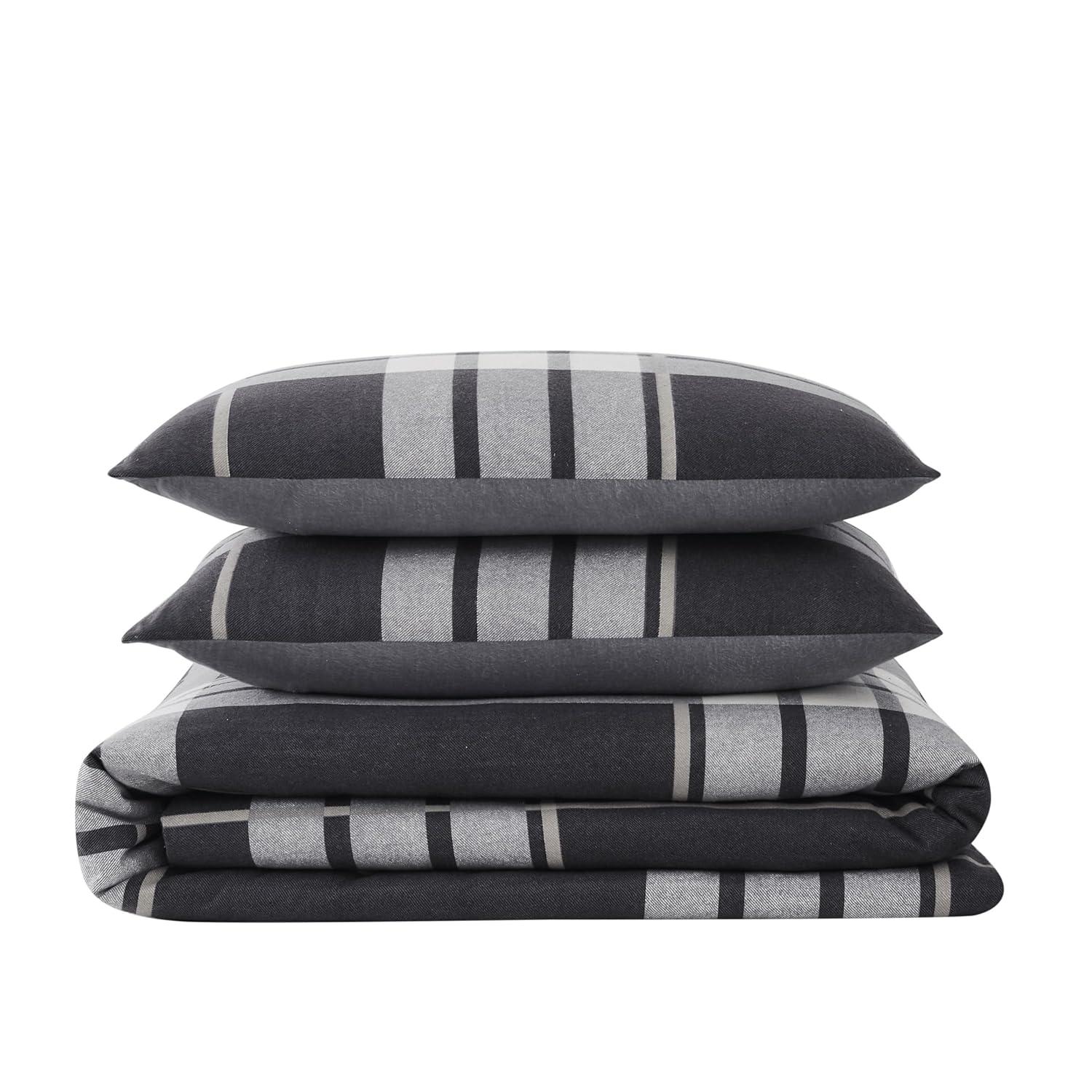 Truly Soft Milo Plaid Flannel Flannel Plaid Duvet Cover Set