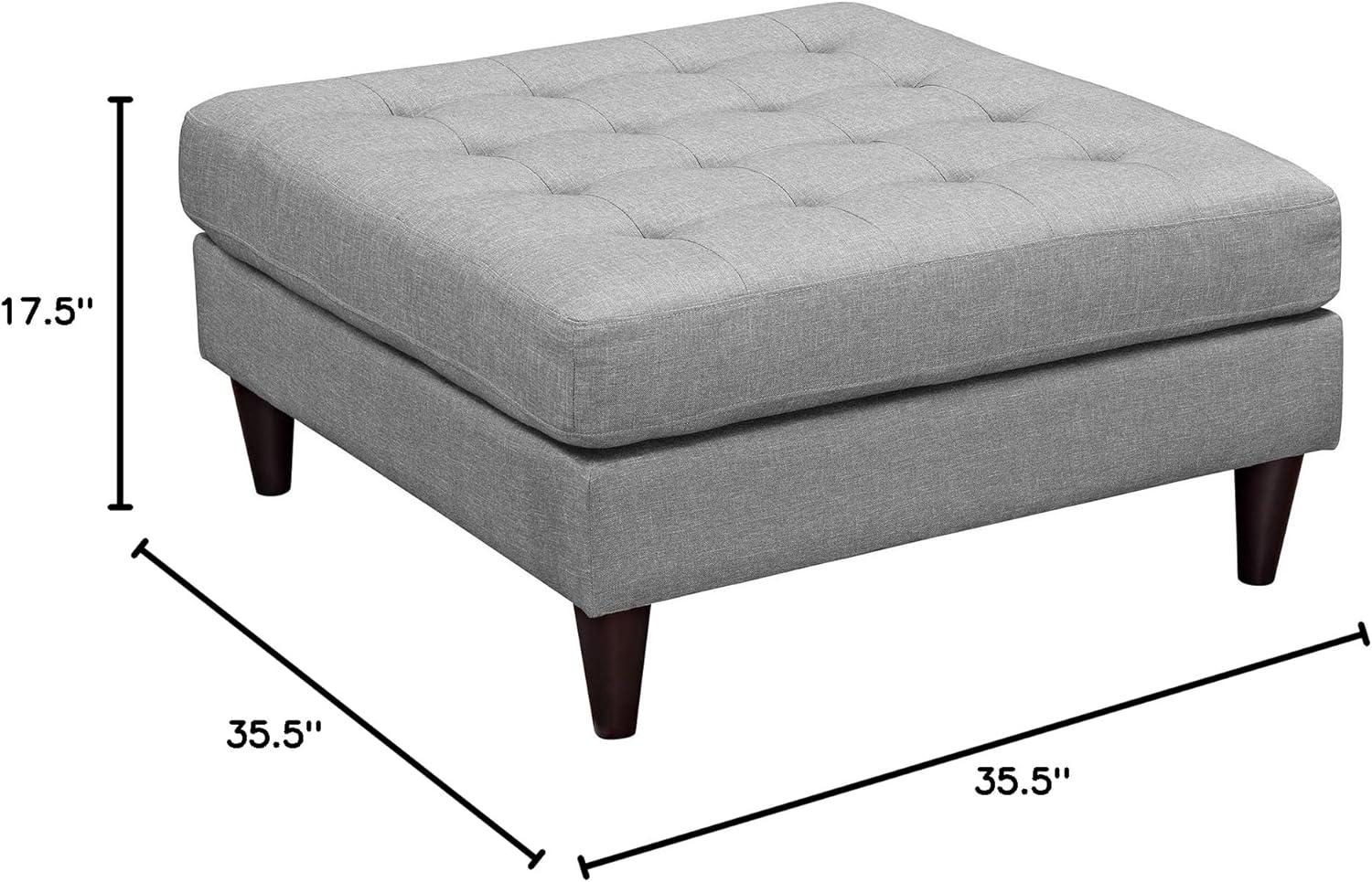 Modway Empress Upholstered Fabric Large Ottoman