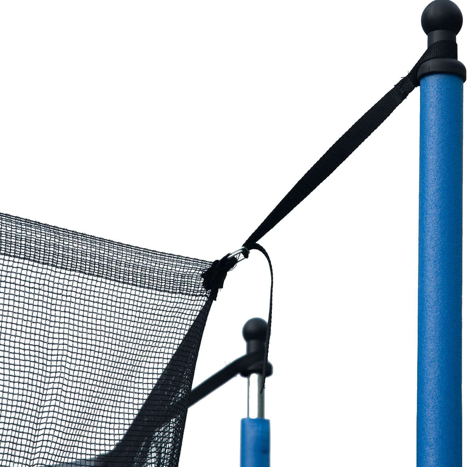 1000 LBS 14FT Outdoor Trampoline with Basketball Hoop & Safety Enclosure Net - ASTM Approved, Heavy-Duty Recreational Trampoline for Kids & Adults