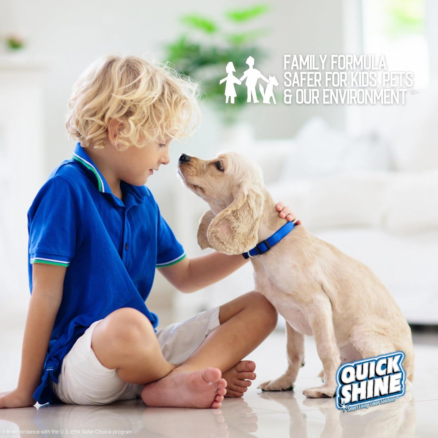 Quick Shine Multi-Surface Floor Cleaner Refill, 64 fl. oz., Fresh Scent