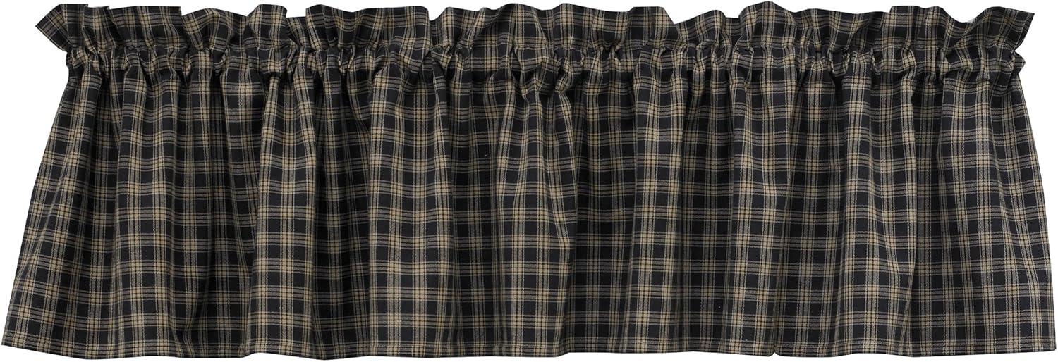Park Designs Sturbridge Black Valance 14''L