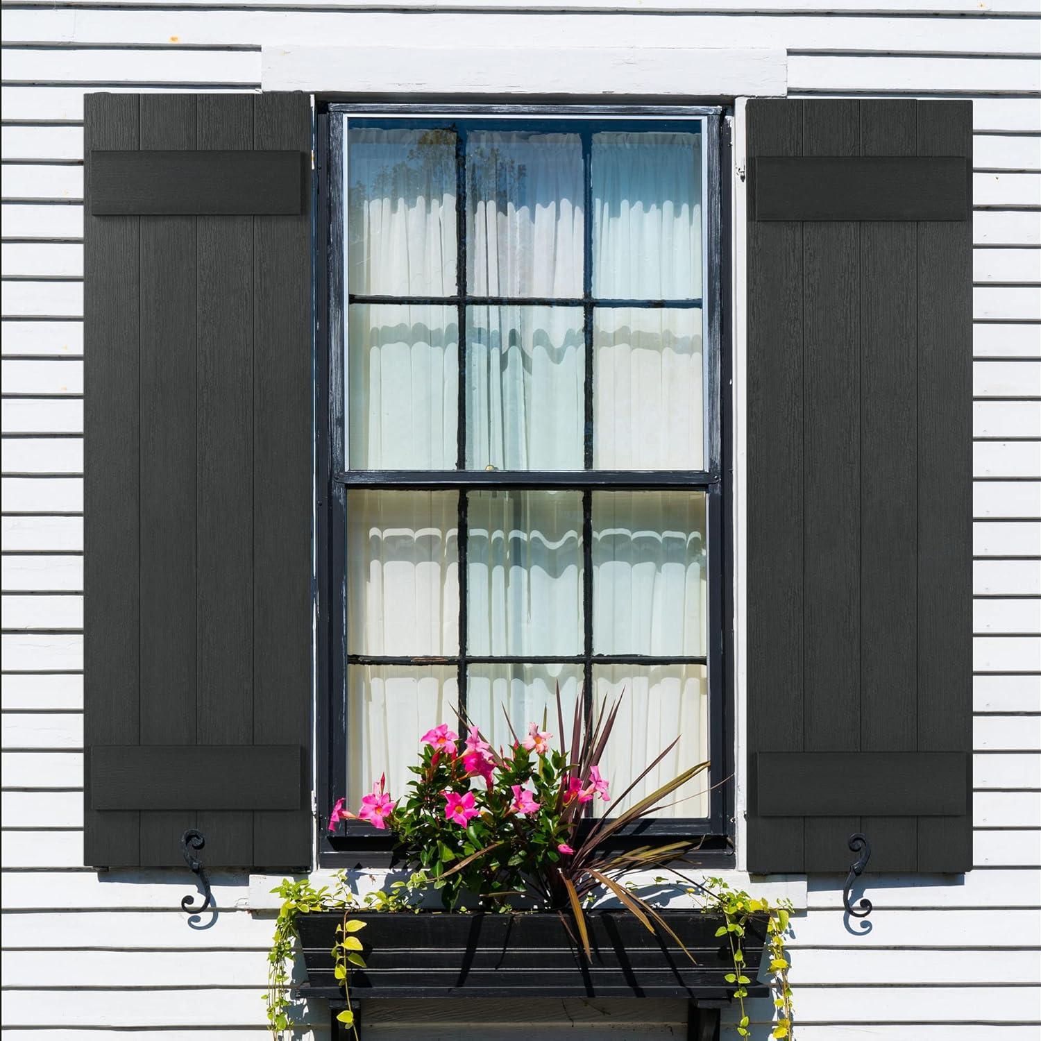 13.25'' Board & Batten Shutters (Set of 2)