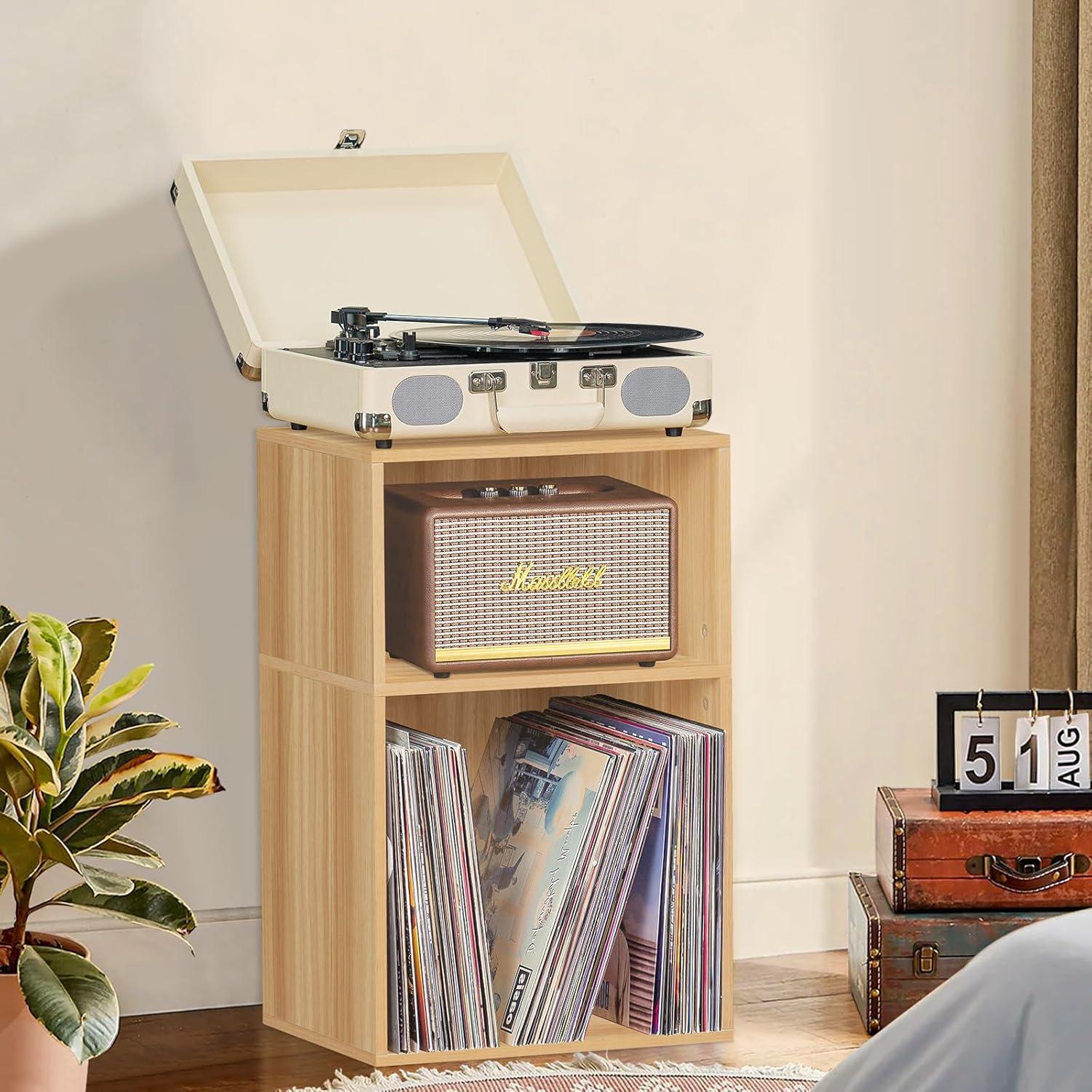 Satiny 7 Cube Bookshelf 3-Tier Bookcase with Legs, Mint-Green Kids Book Shelf Cute Storage Organizer, Toy Shelves Bookshelves,Wood Display Bookcases