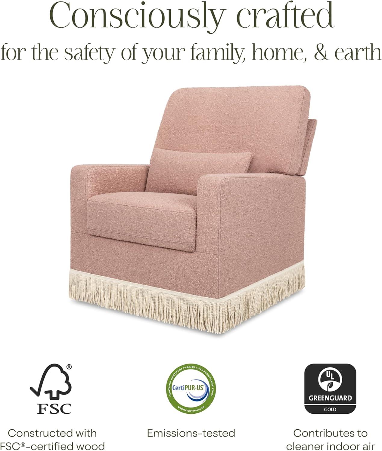 Namesake Crawford Pillowback Comfort Swivel Glider