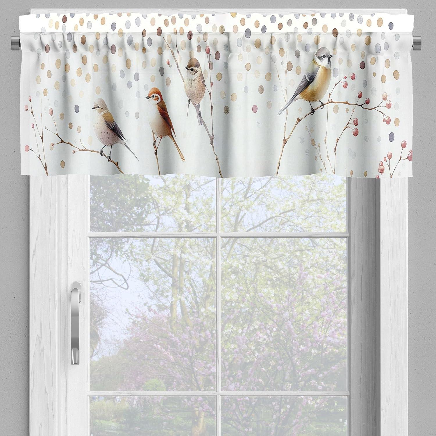 Tailored 55'' W Kitchen Curtain