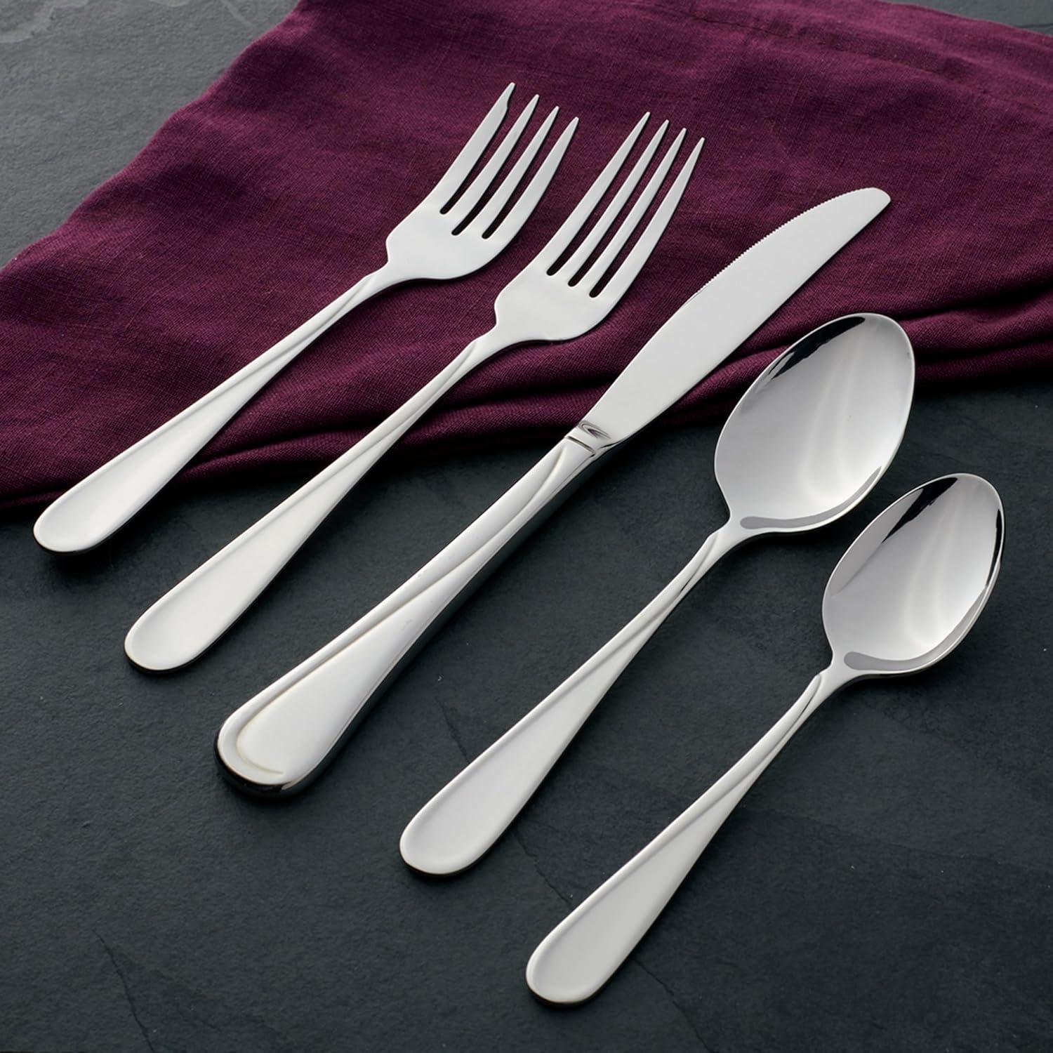 Oneida Flight 20-Piece Stainless Steel Flatware Set, Service for 4