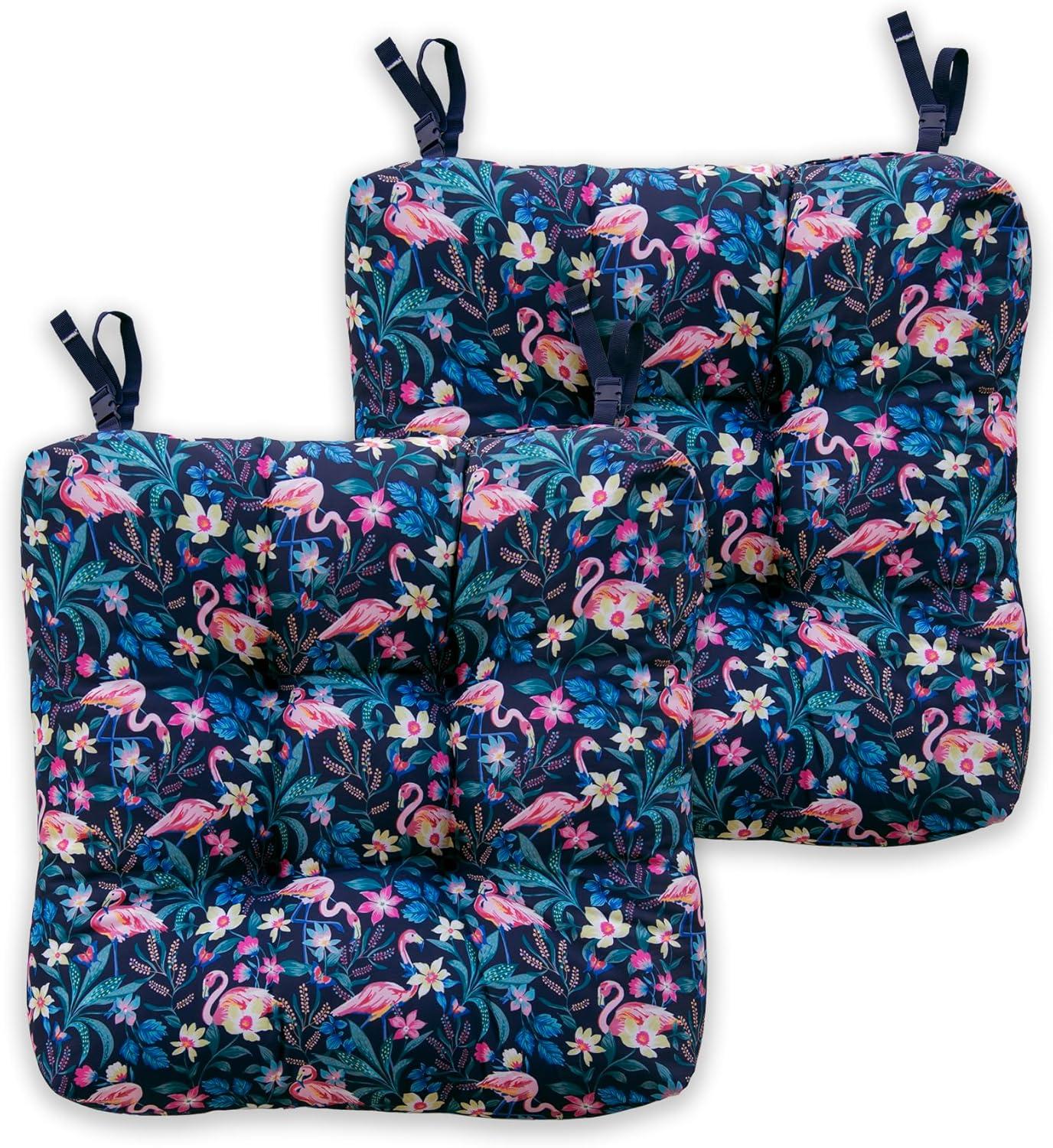 Vera Bradley Vera Bradley by Classic Accessories Water-Resistant Patio Chair Cushions (Set of 2)
