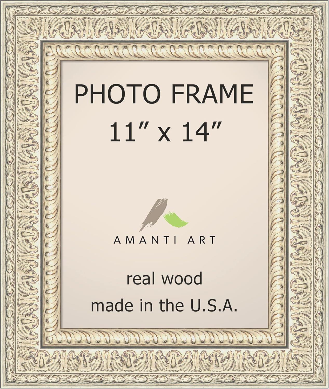 Amanti Art Fair Baroque Cream Wood Picture Frame