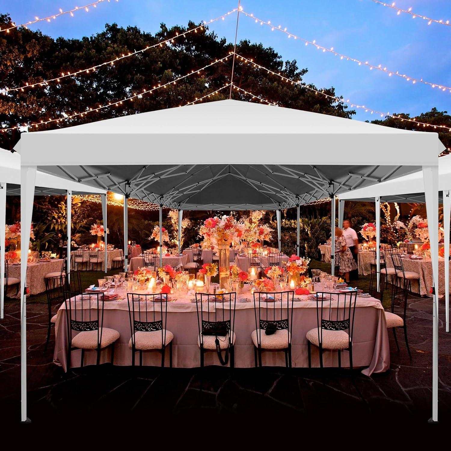 Ktaxon 10' X 30' Canopy Tent with 8 Side Walls for Party Wedding Camping and BBQ
