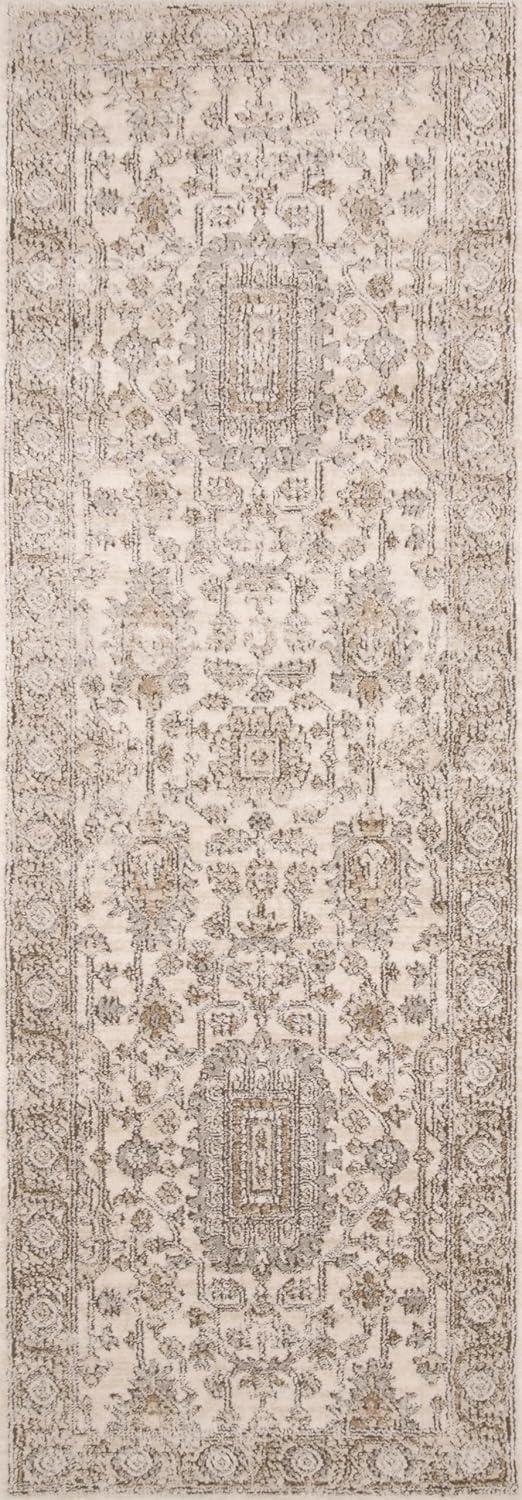 Loloi Teagan Ivory / Sand 9'-9" x 13'-6" Area Rug