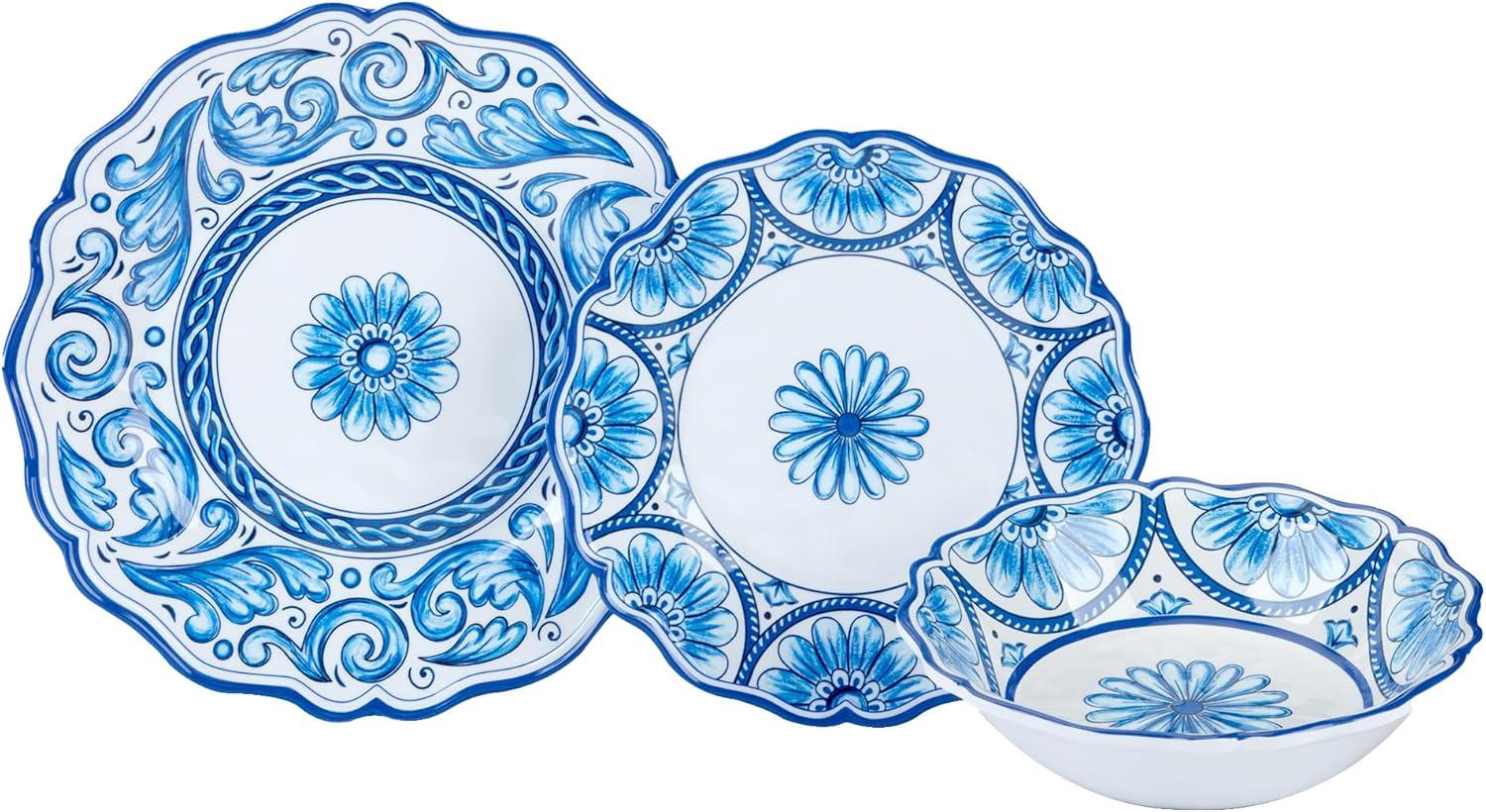 Veranda Melamine 12 pc Dinnerware Set