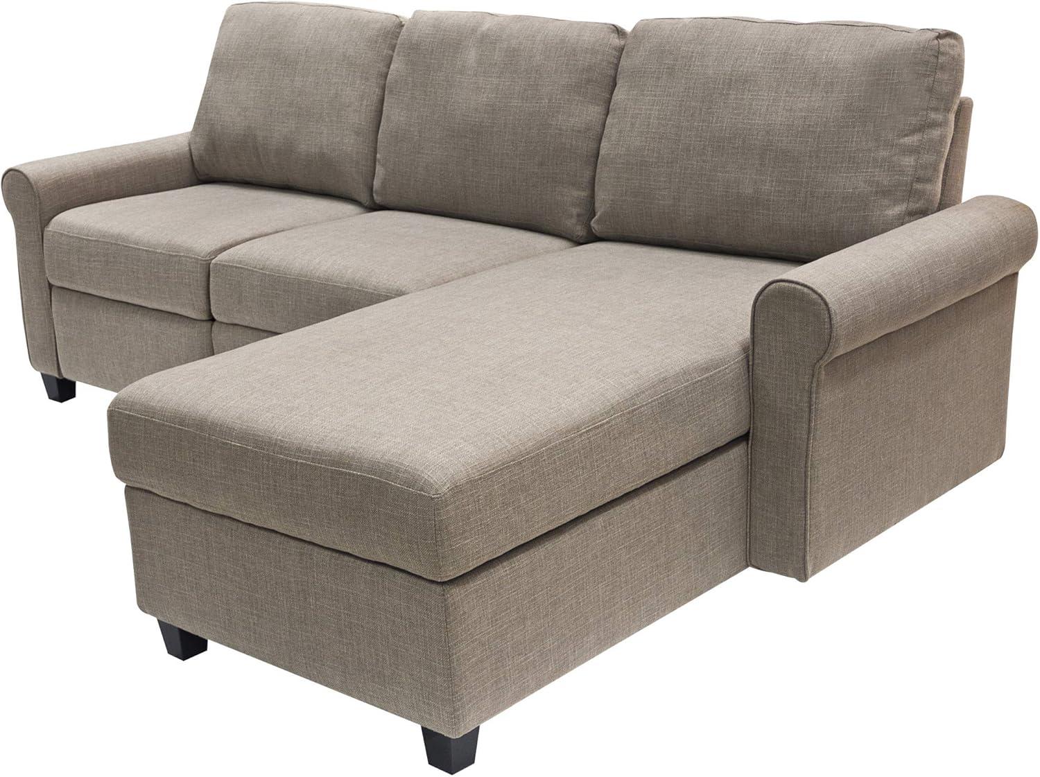 Serta Copenhagen Reclining Sectional Sofa with Storage Chaise