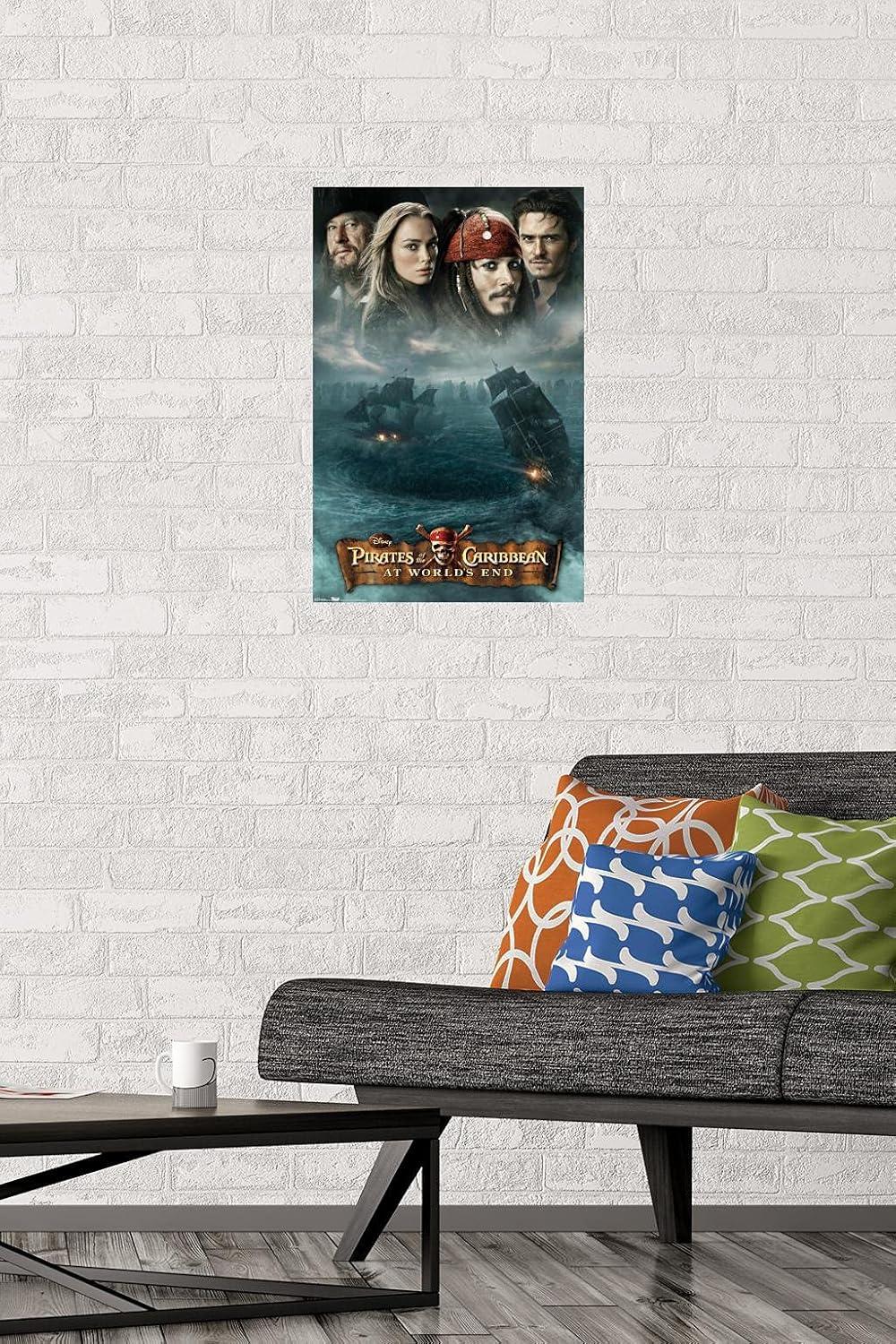 Disney Pirates of the Caribbean: At World's End - DVD One Sheet Wall Poster, 14.725" x 22.375"