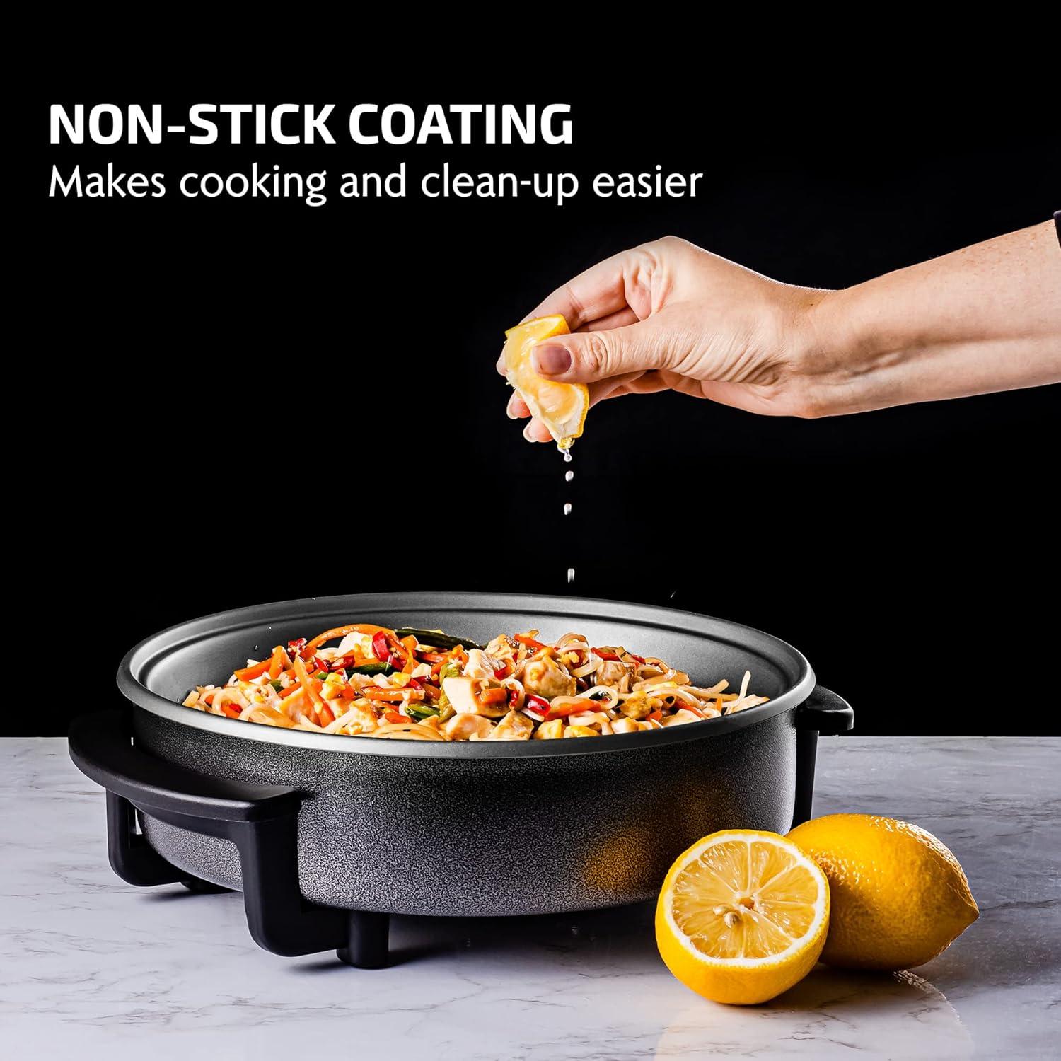 OVENTE 12" Electric Skillet and Frying Pan & Reviews | Wayfair