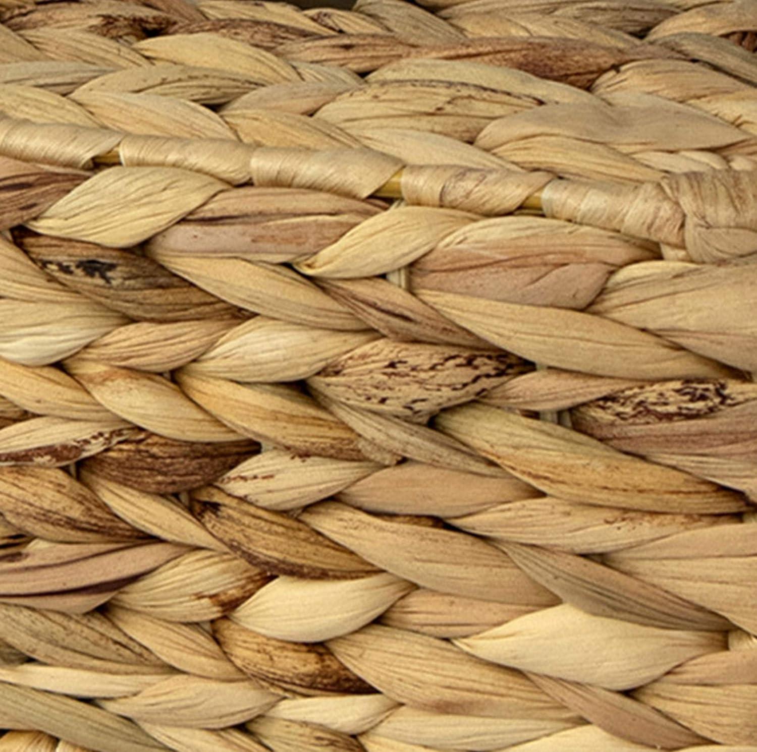 Natural Water Hyacinth Woven Square Tissue Box Holder