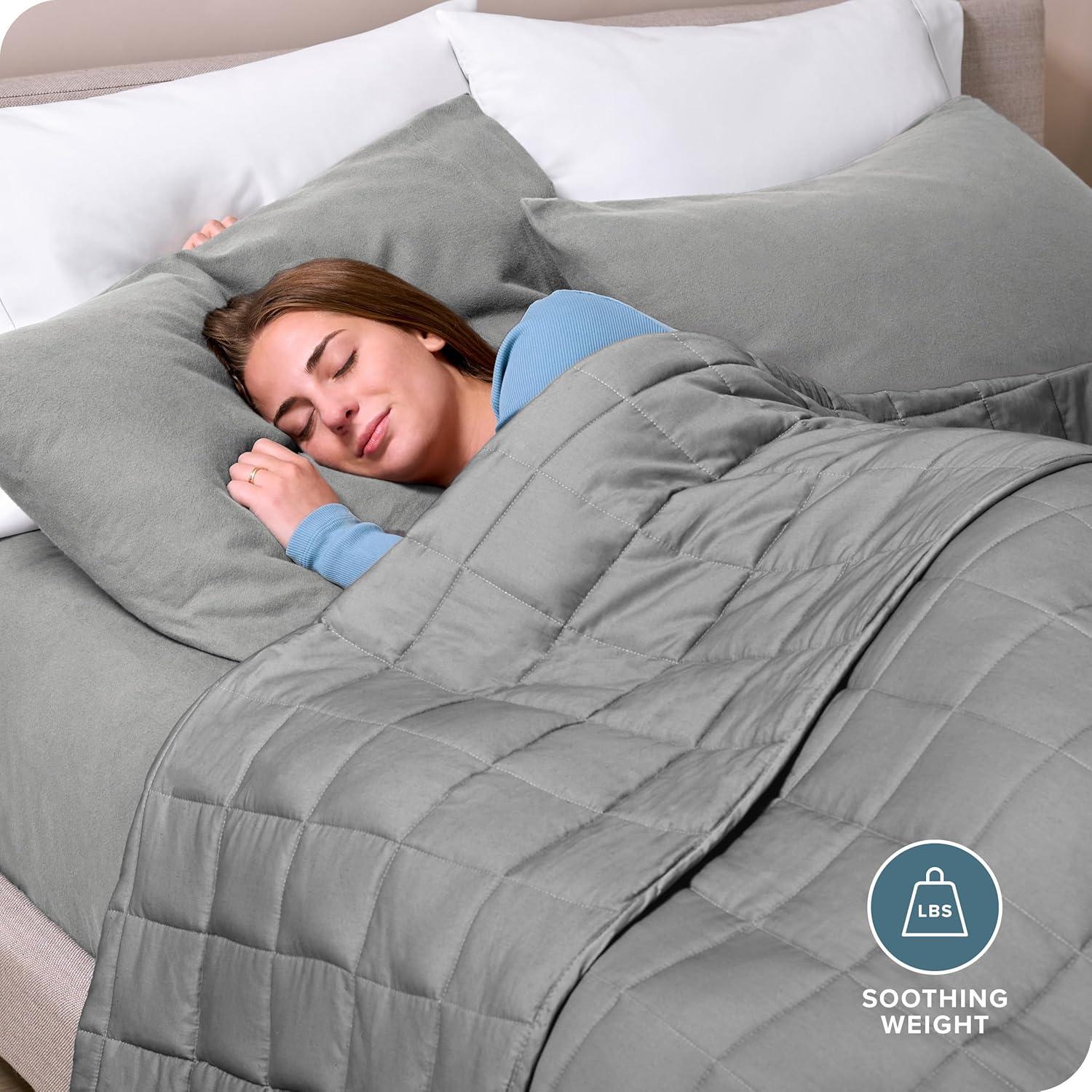 Cotton Twill Weighted Blanket