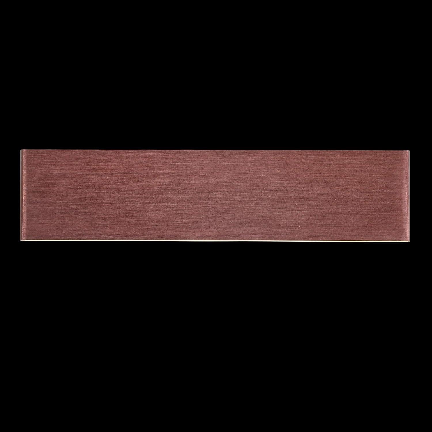 Ajax 20.25" Anodized Bronze Minimalistic LED Wall Sconce