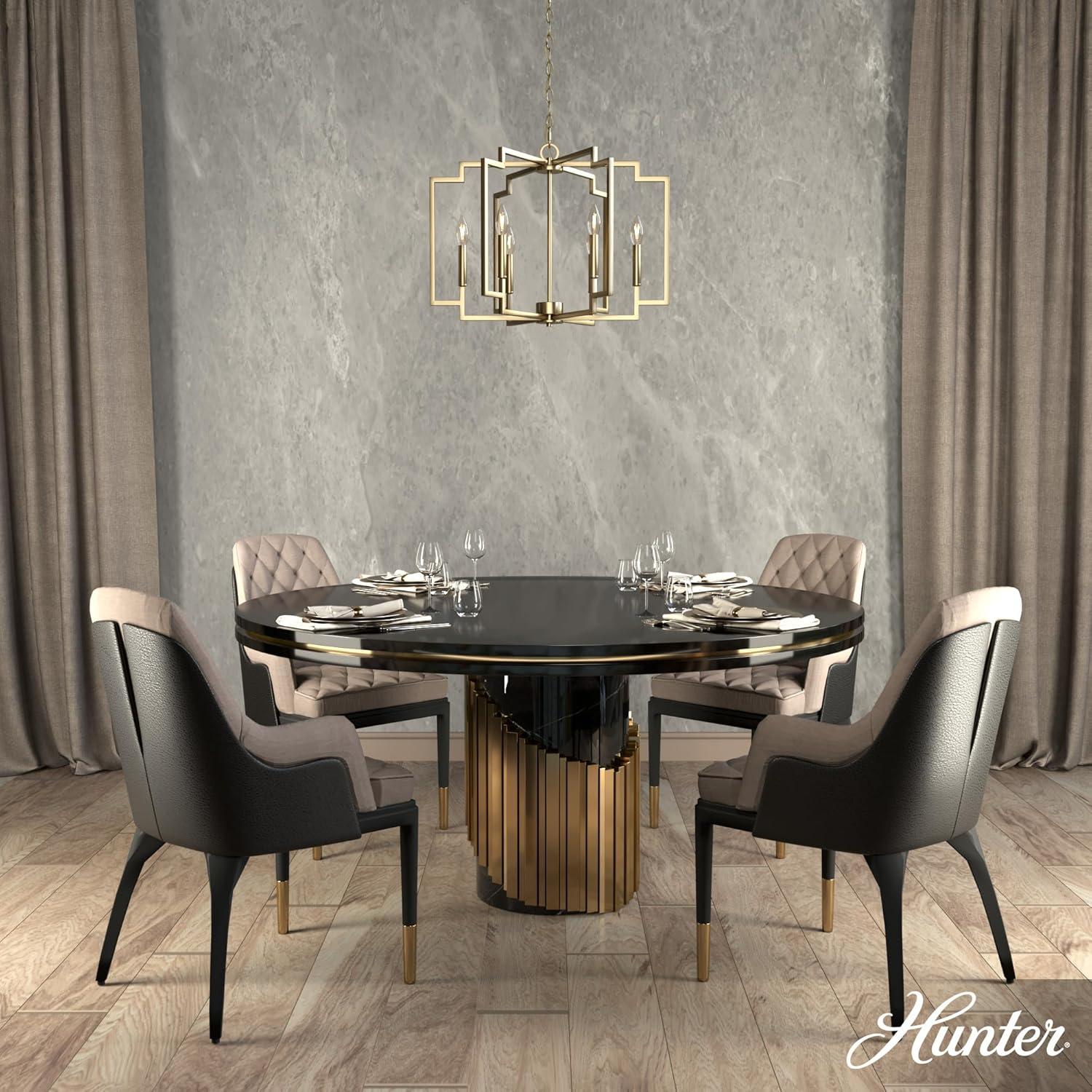 Zoanne Alturas Gold 24" Modern Glam Chandelier