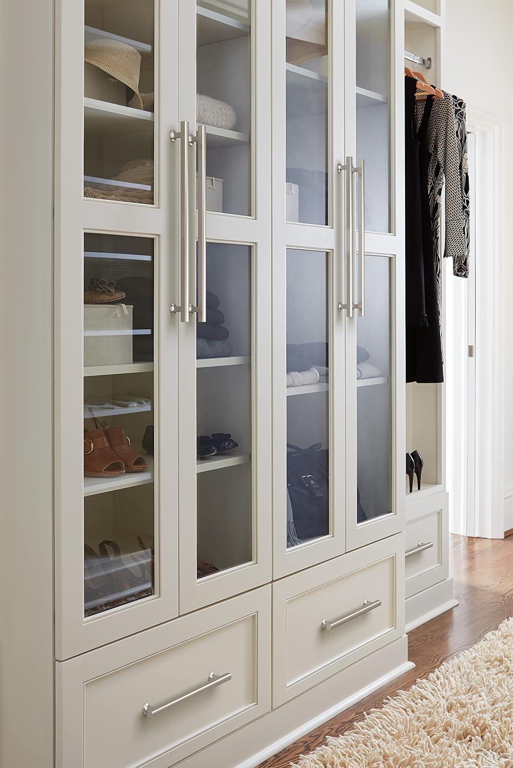 Amerock Everett 18 inch (457mm) Center-to-Center Satin Nickel Appliance Pull