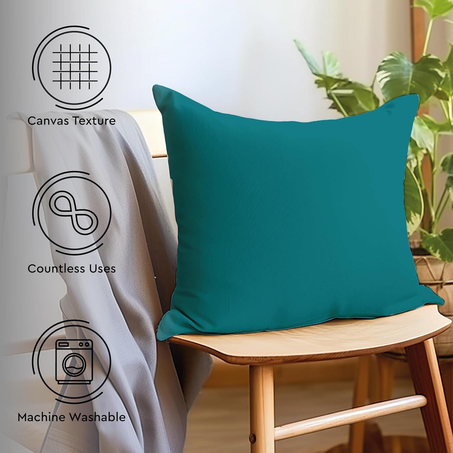 Deconovo Velvet Reversible Pillow Cover (Set of 2)