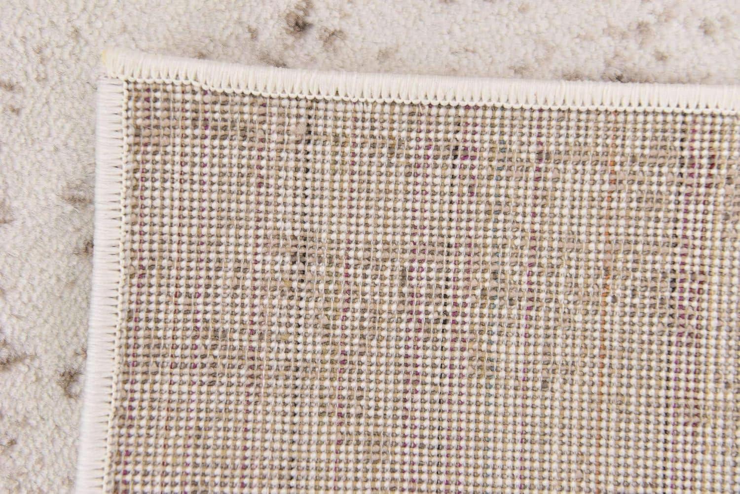 Unique Loom 6' 0 x 6' 0 Sofia Casino Orange Area Rug