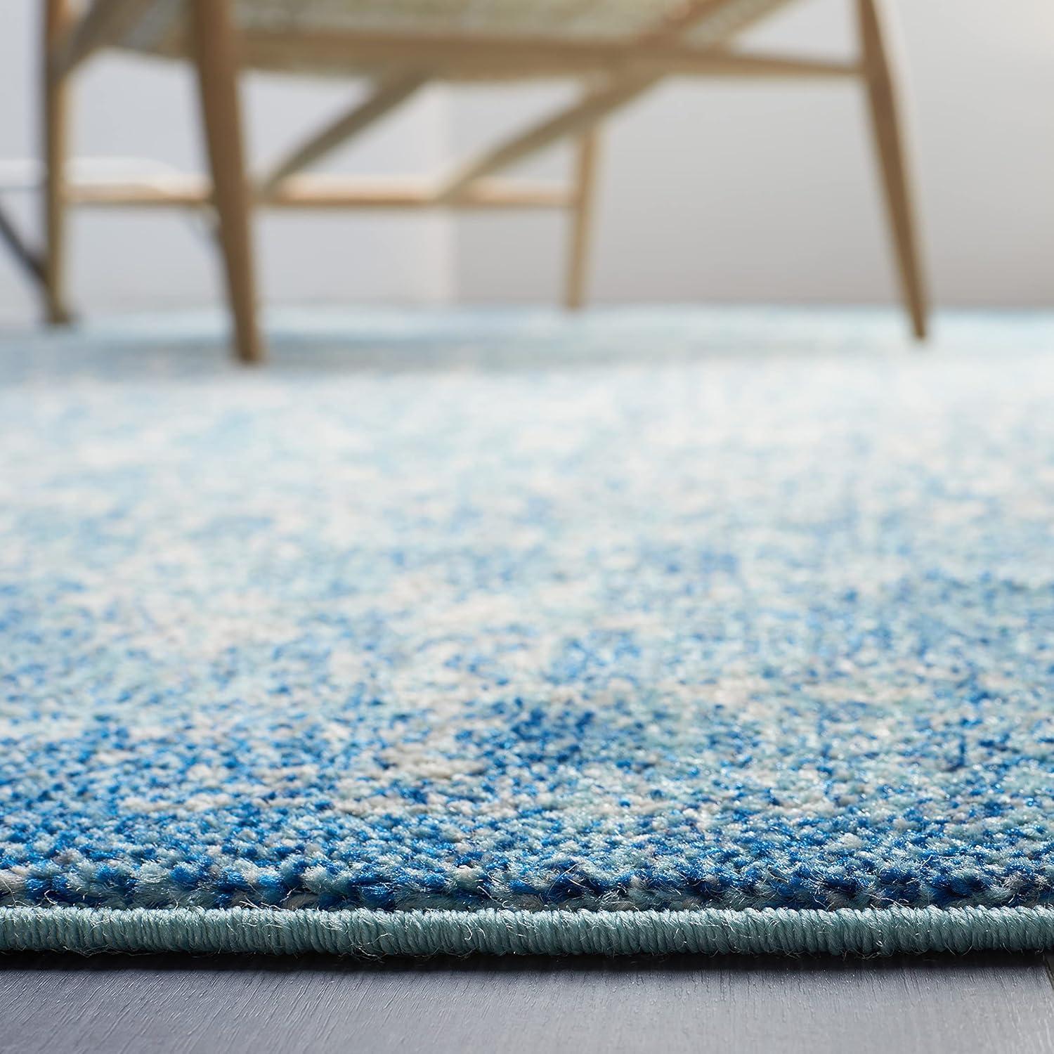 Evoke EVK256 Power Loomed Indoor Area Rug - Blue/Ivory - 8'x10' - Safavieh