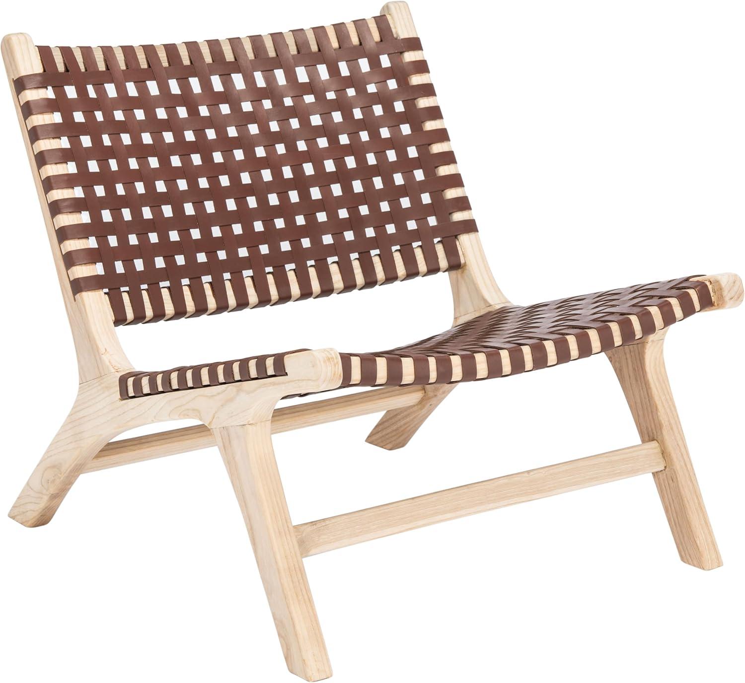 Luna Accent Chair - ACH1002 - Cognac/Natural - Safavieh