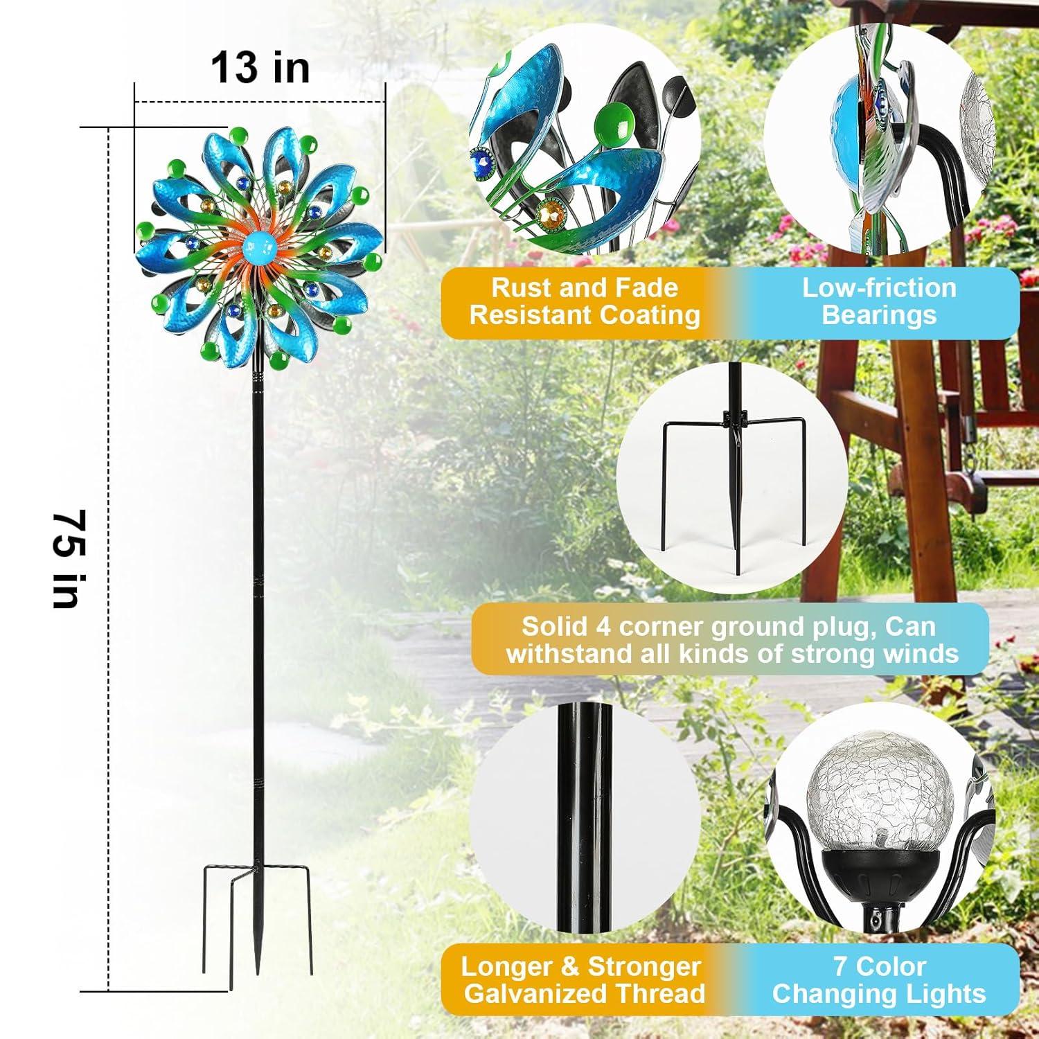 Solar Wind Sculptures and Rotators