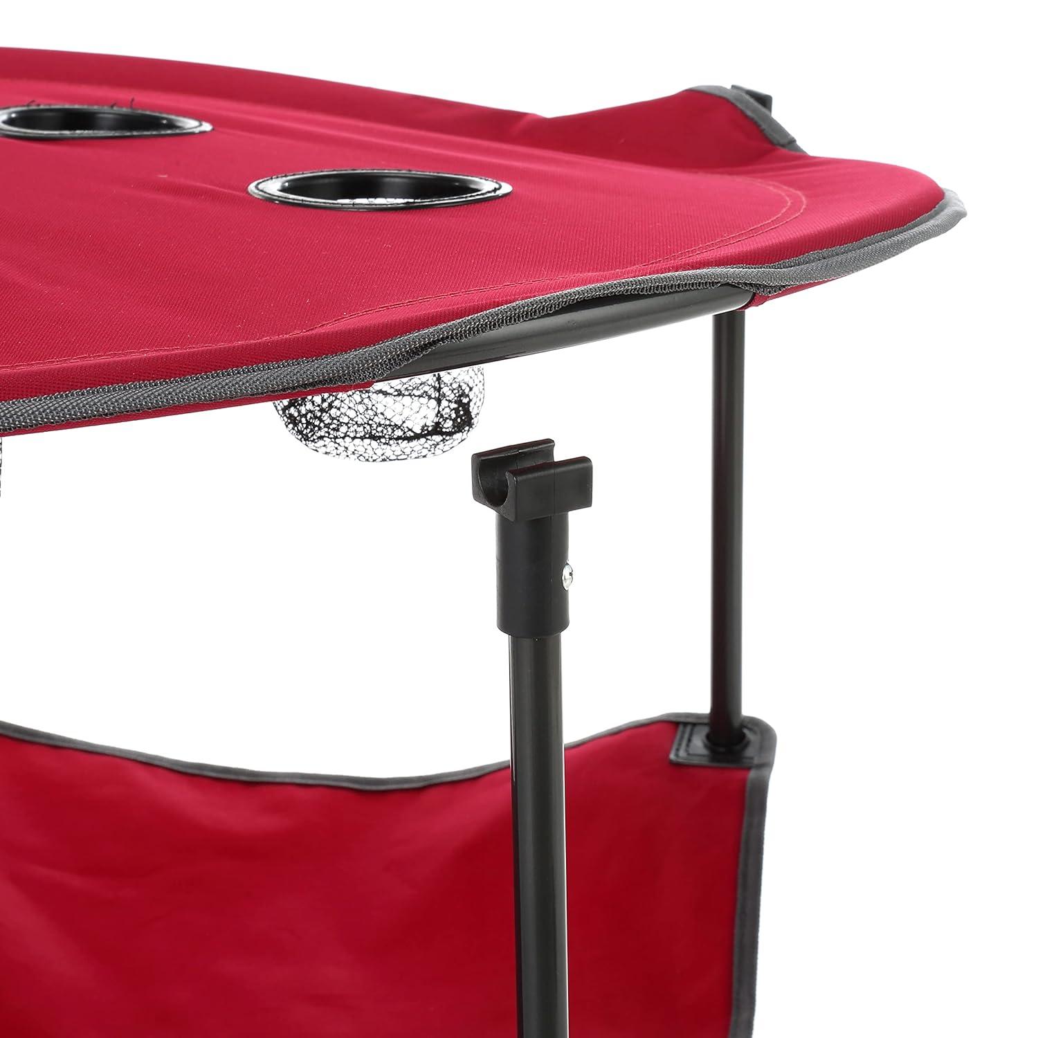 ARROWHEAD Outdoor Round Fabric Outdoor Folding Camping Table