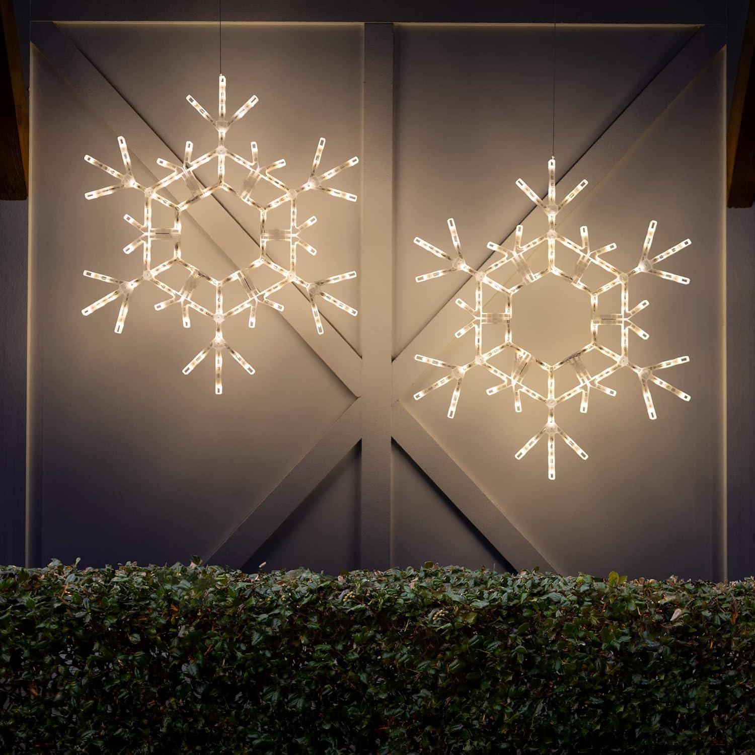The Holiday Aisle® LED Folding Snowflake
